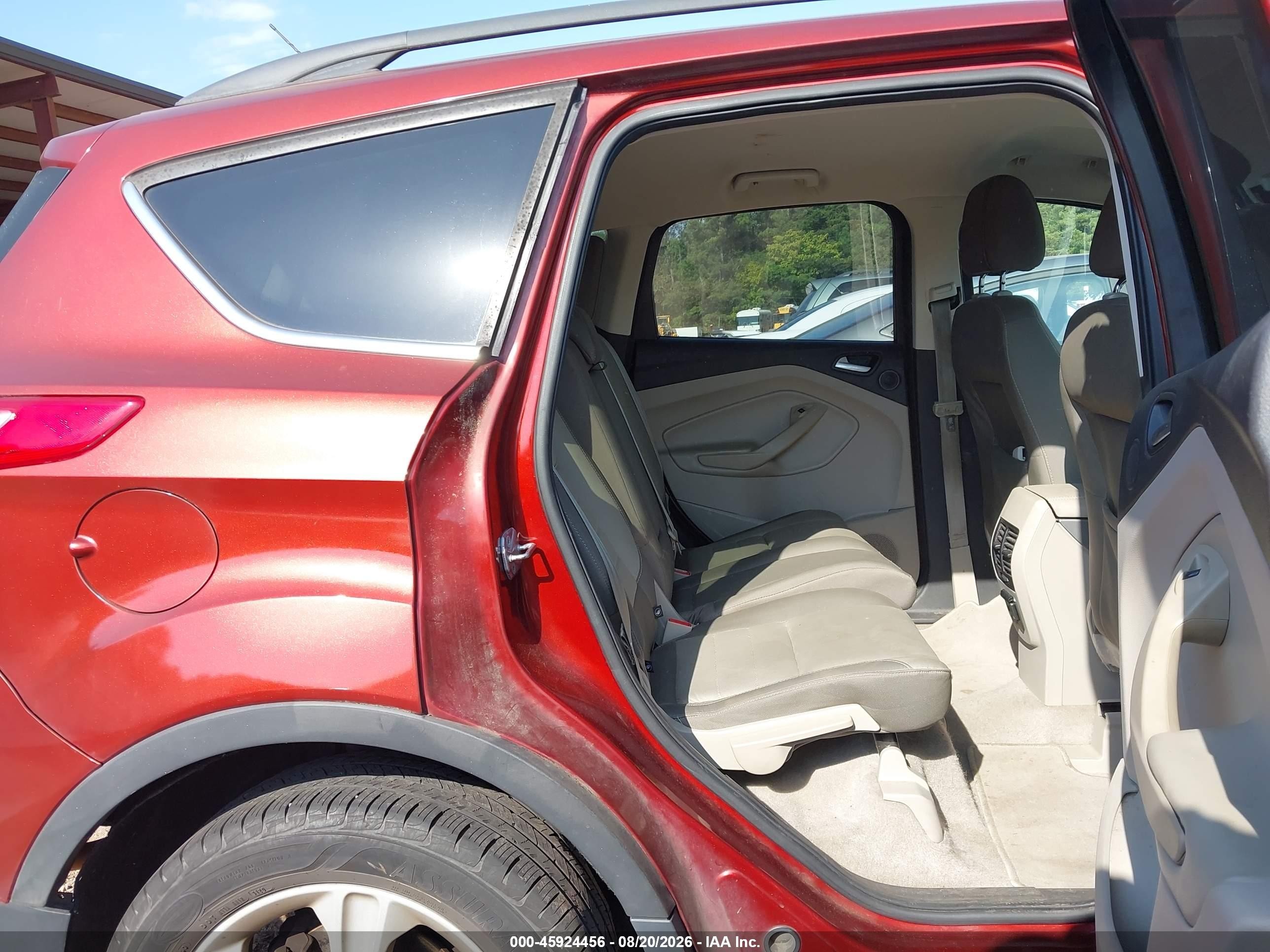 2015 Ford Escape Se Orange vin: 1FMCU9G9XFUC82753