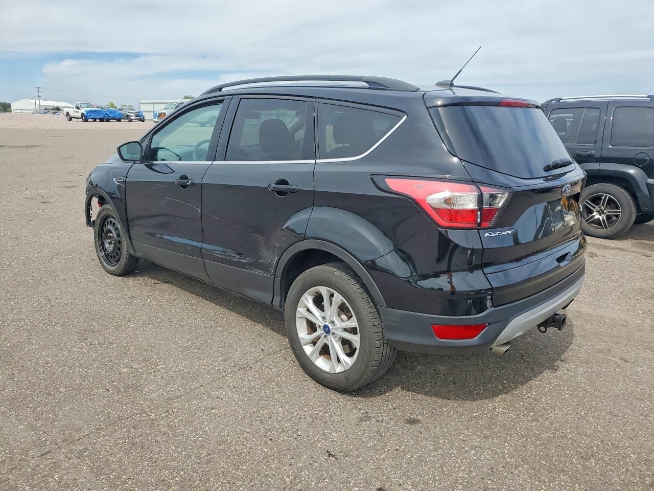 2017 Ford Escape Se Black vin: 1FMCU9G9XHUB80694