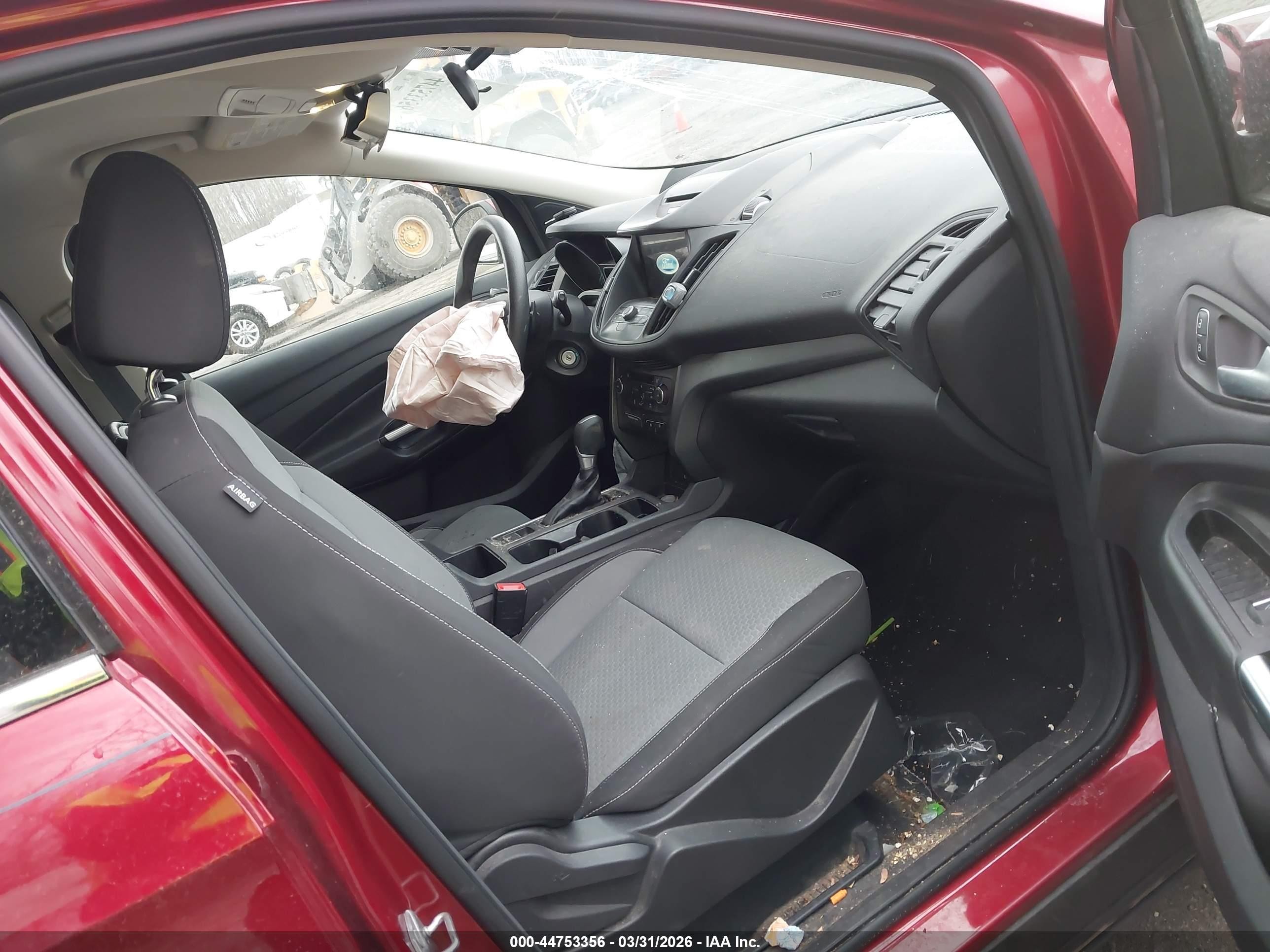 2017 Ford Escape Se Red vin: 1FMCU9G9XHUD74500