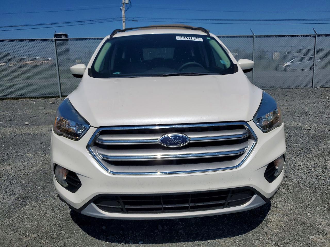 2017 Ford Escape Se White vin: 1FMCU9GD0HUA05259