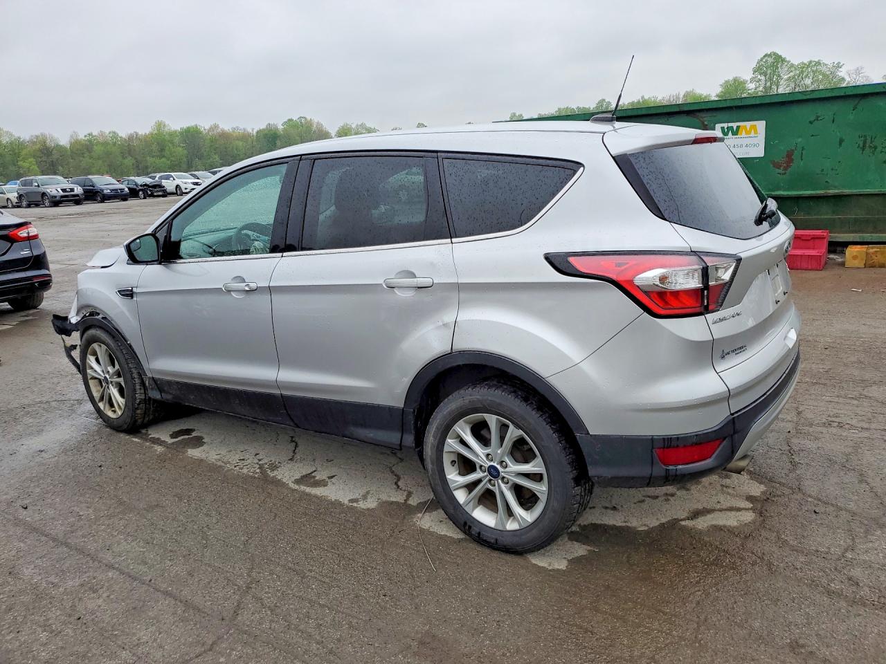 2017 Ford Escape Se Silver vin: 1FMCU9GD0HUC58405