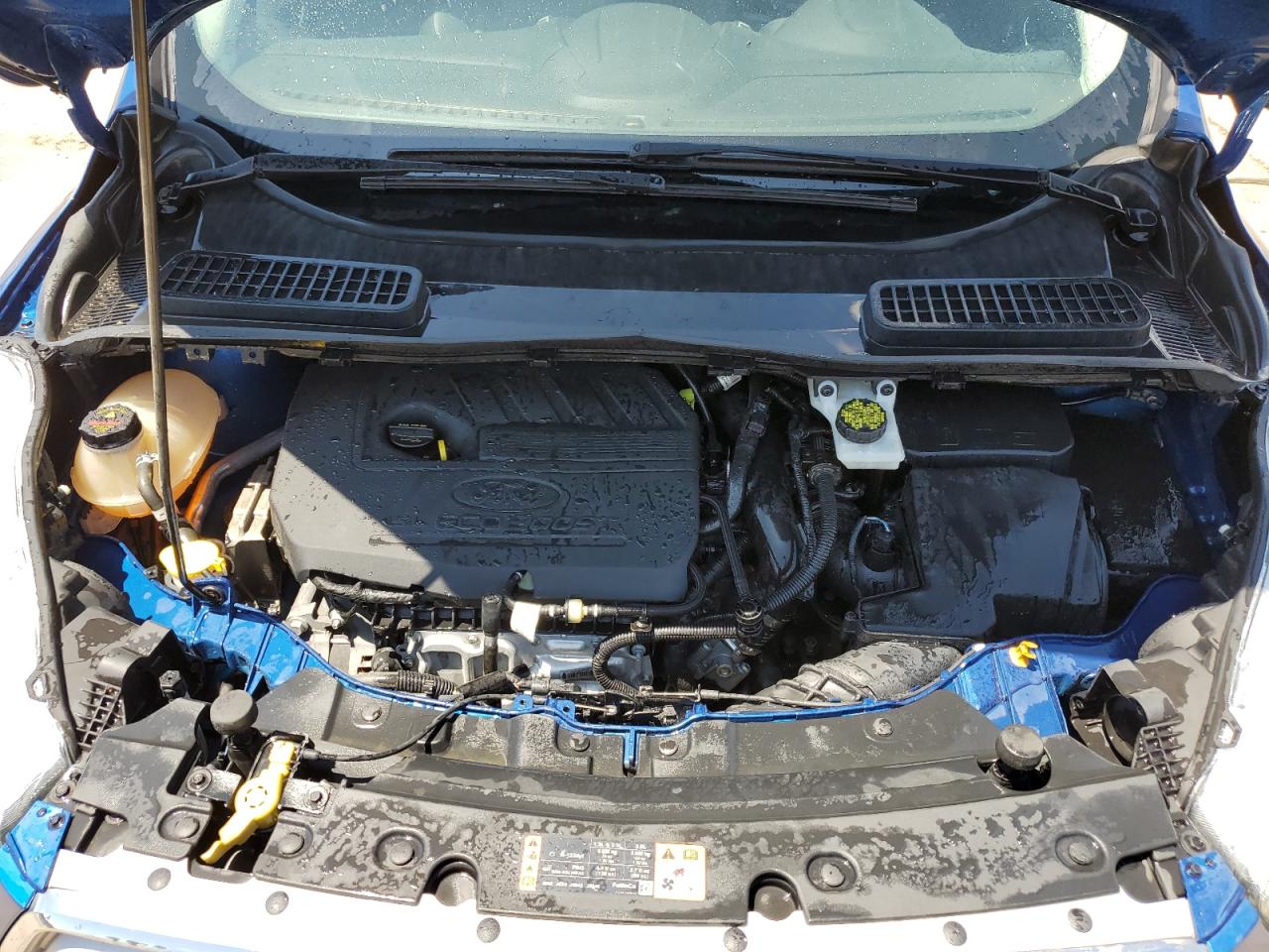 2018 Ford Escape Se   Синий vin: 1FMCU9GD0JUA32046