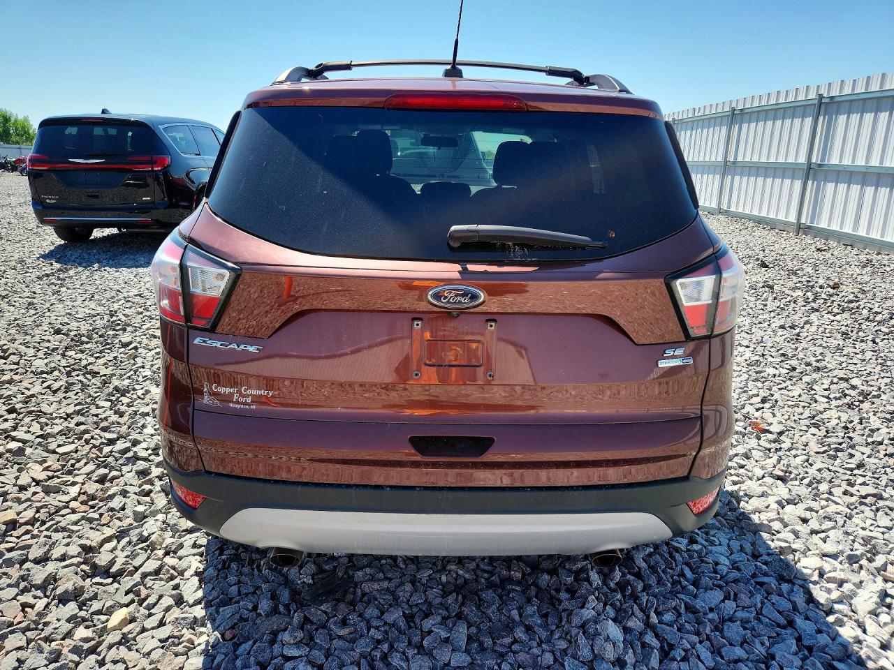 2018 Ford Escape Se Burgundy vin: 1FMCU9GD0JUC74190