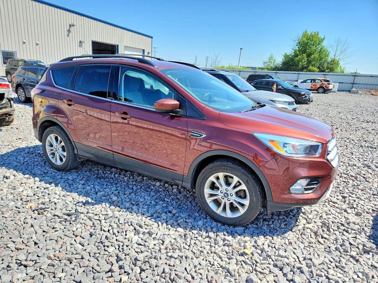 2018 Ford Escape Se Burgundy vin: 1FMCU9GD0JUC74190