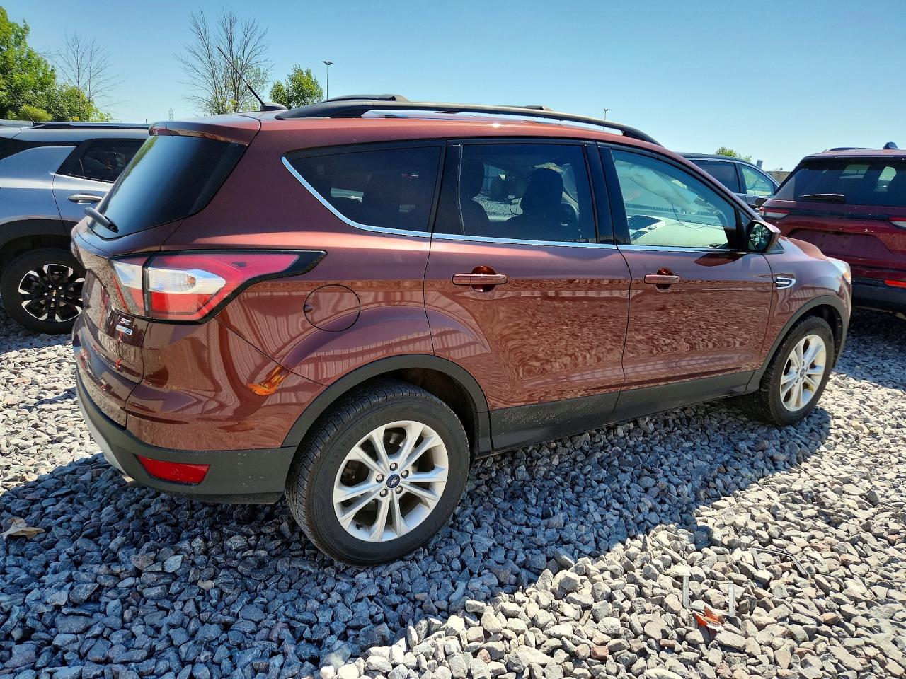 2018 Ford Escape Se Burgundy vin: 1FMCU9GD0JUC74190