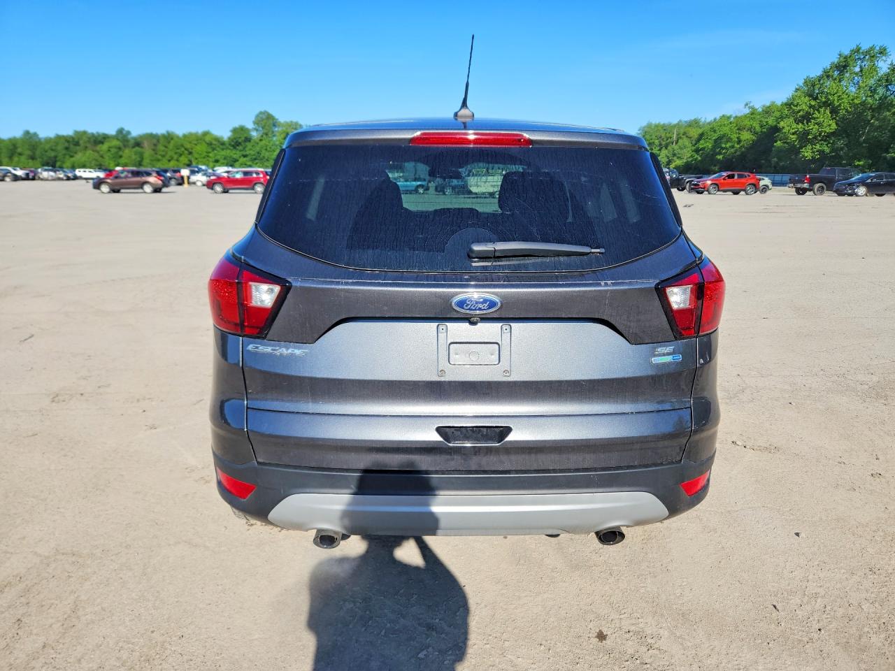 2019 Ford Escape Se Gray vin: 1FMCU9GD0KUA14695
