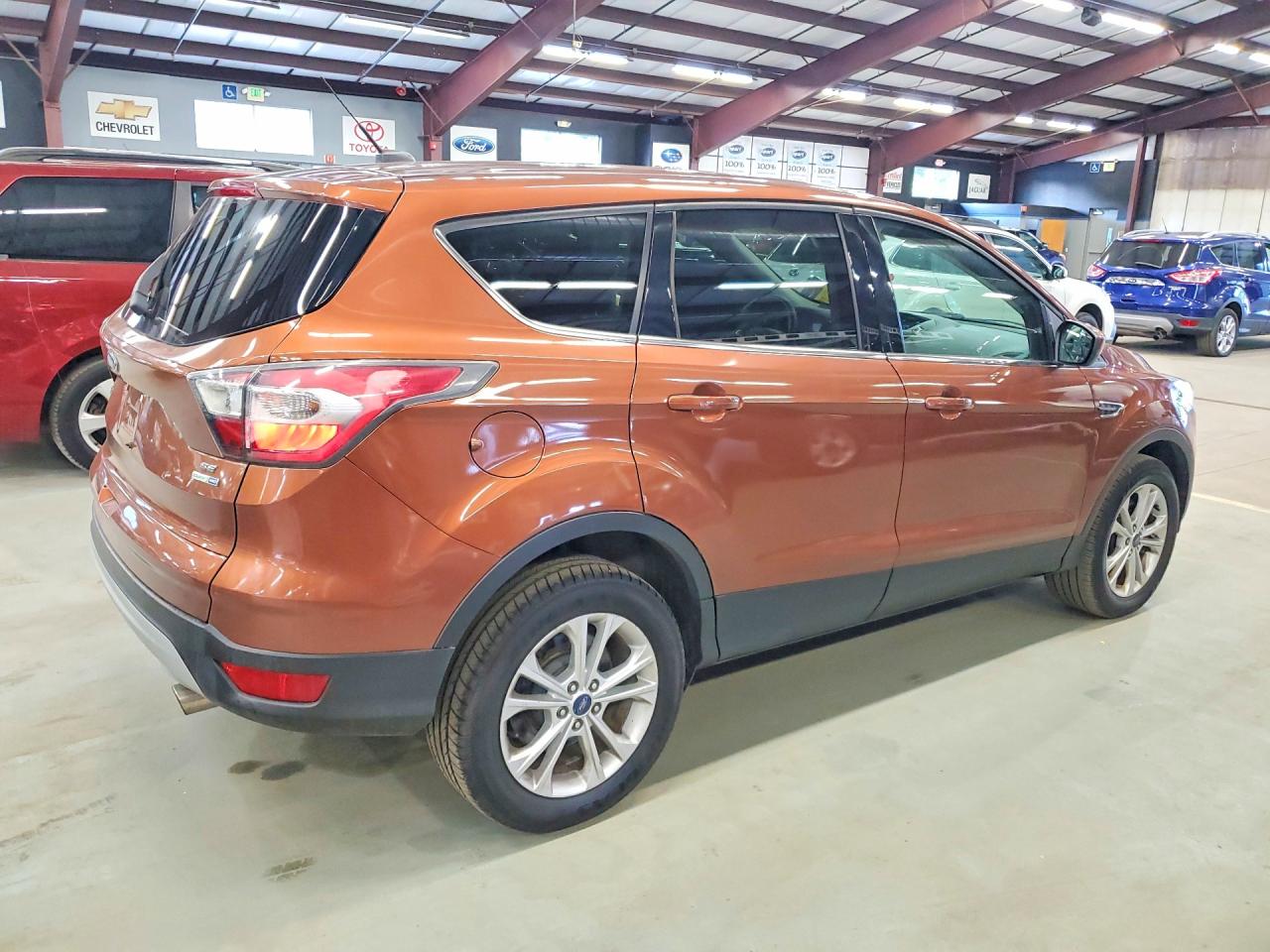 2017 Ford Escape Se Orange vin: 1FMCU9GD1HUA86966