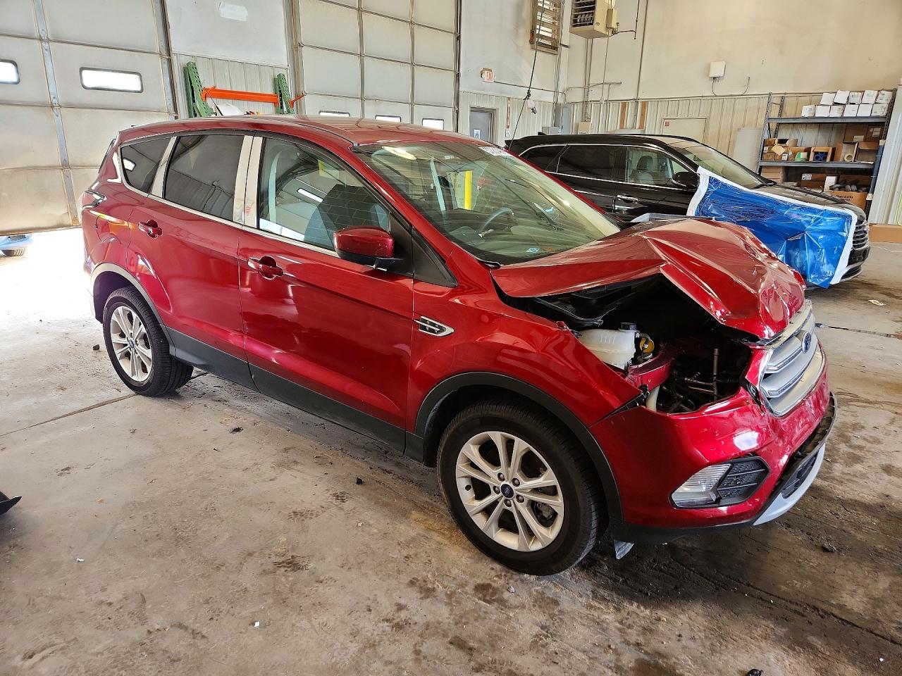 2017 Ford Escape Se Burgundy vin: 1FMCU9GD1HUA89947