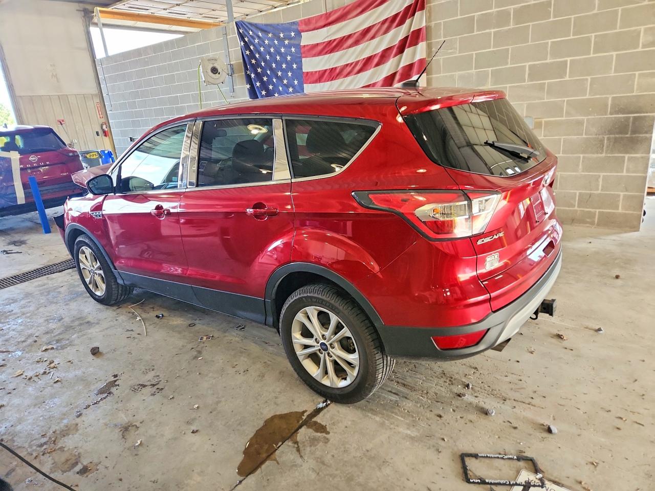 2017 Ford Escape Se Burgundy vin: 1FMCU9GD1HUA89947