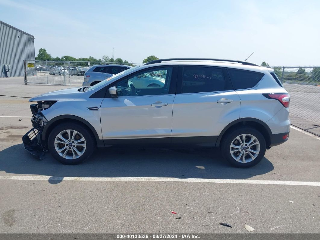 2017 Ford Escape Se Silver vin: 1FMCU9GD1HUC63323