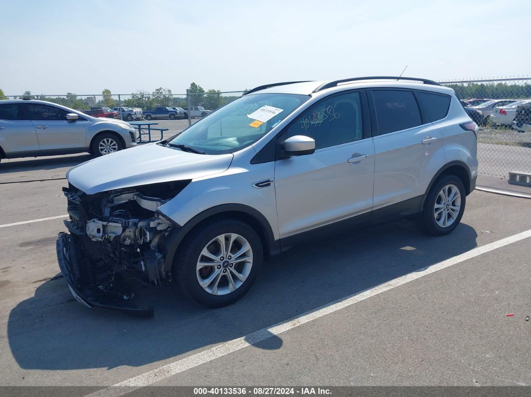 2017 Ford Escape Se Silver vin: 1FMCU9GD1HUC63323