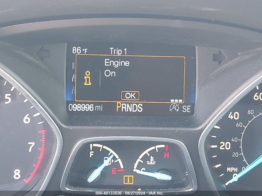 2017 Ford Escape Se Silver vin: 1FMCU9GD1HUC63323