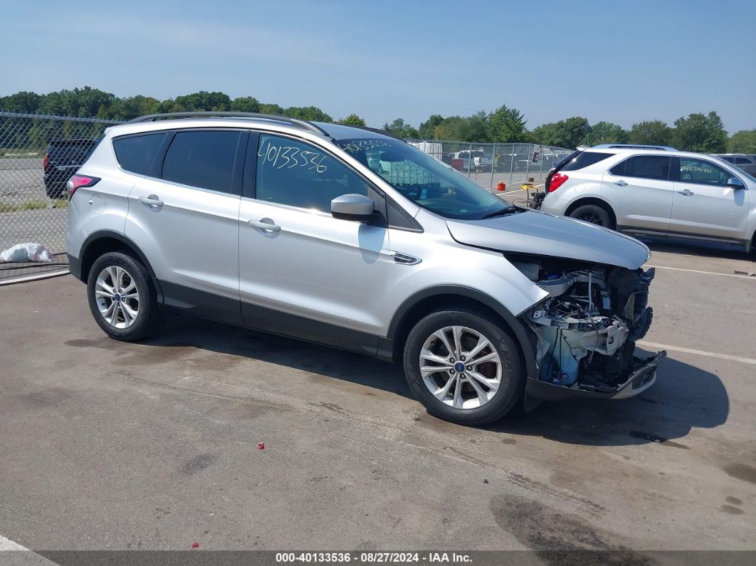 2017 Ford Escape Se Silver vin: 1FMCU9GD1HUC63323