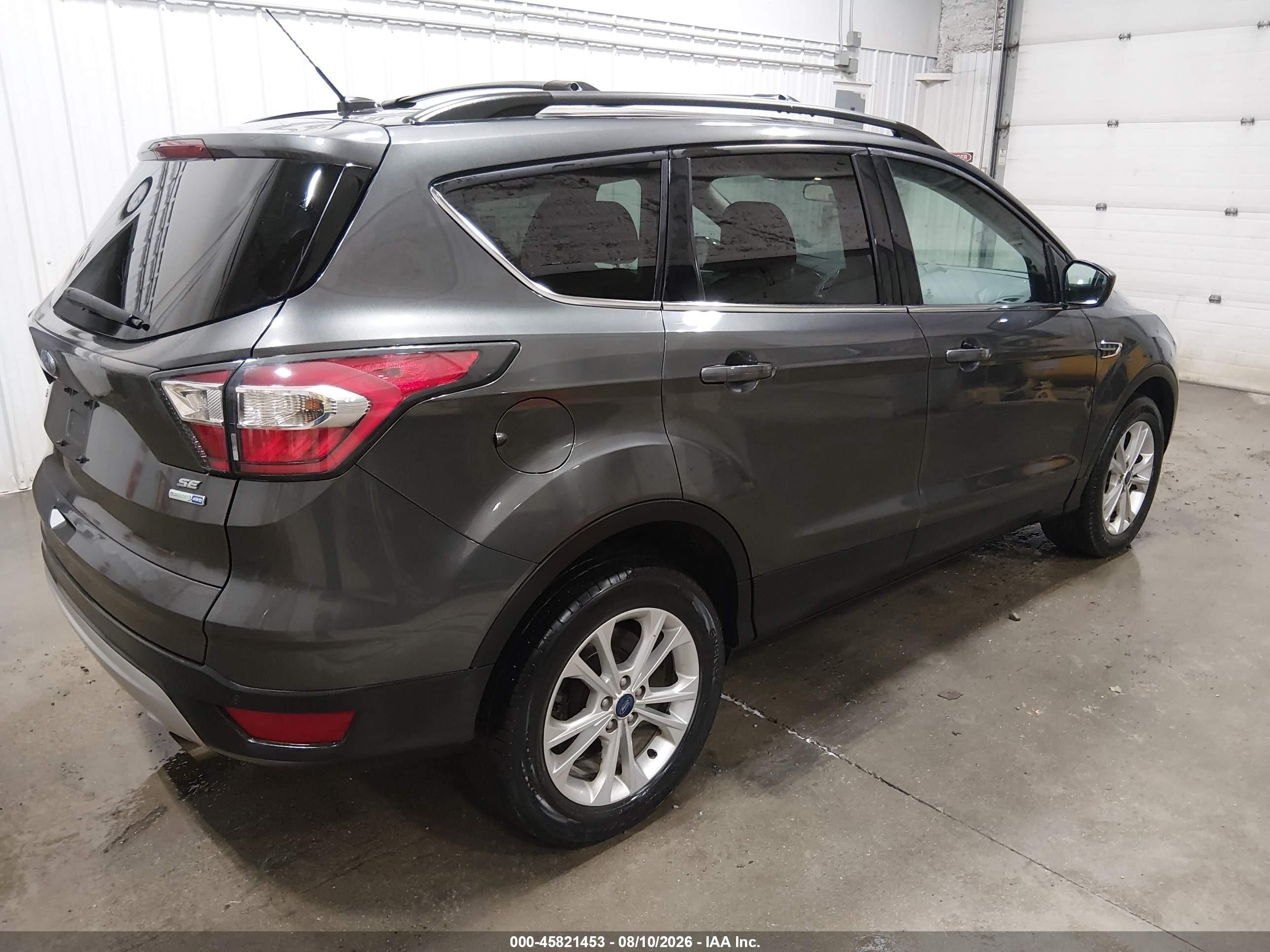 2017 Ford Escape Se Серый vin: 1FMCU9GD2HUA41342