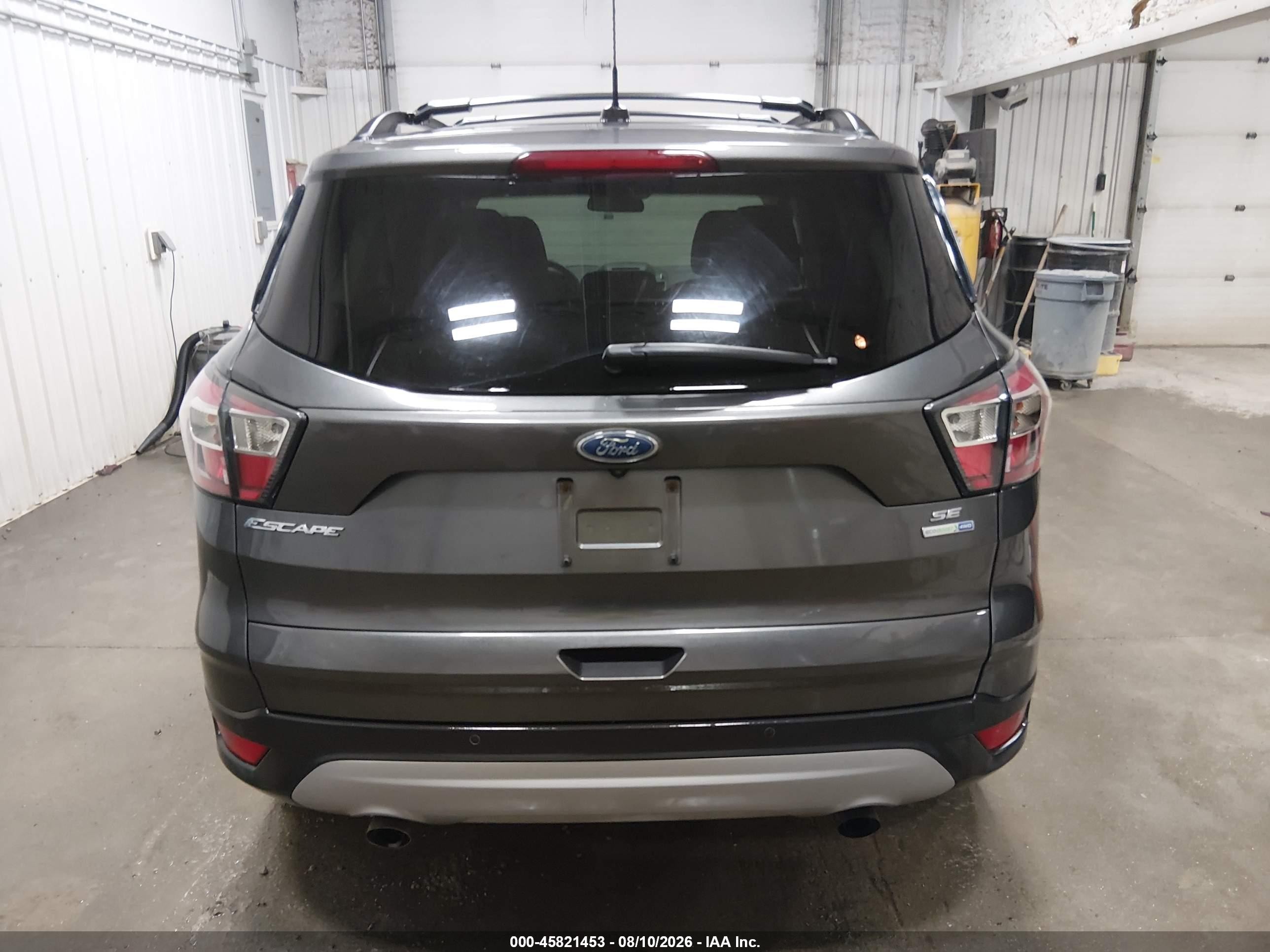 2017 Ford Escape Se Серый vin: 1FMCU9GD2HUA41342