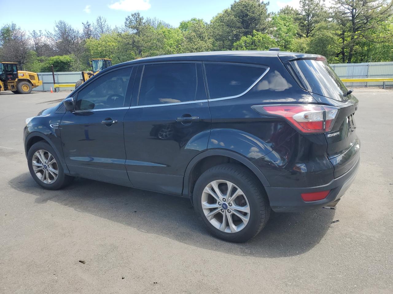 2017 Ford Escape Se Black vin: 1FMCU9GD3HUB33429 Damage: Left Rear Bumper Extension, Heavy Scratch, 2 To 3 Inches