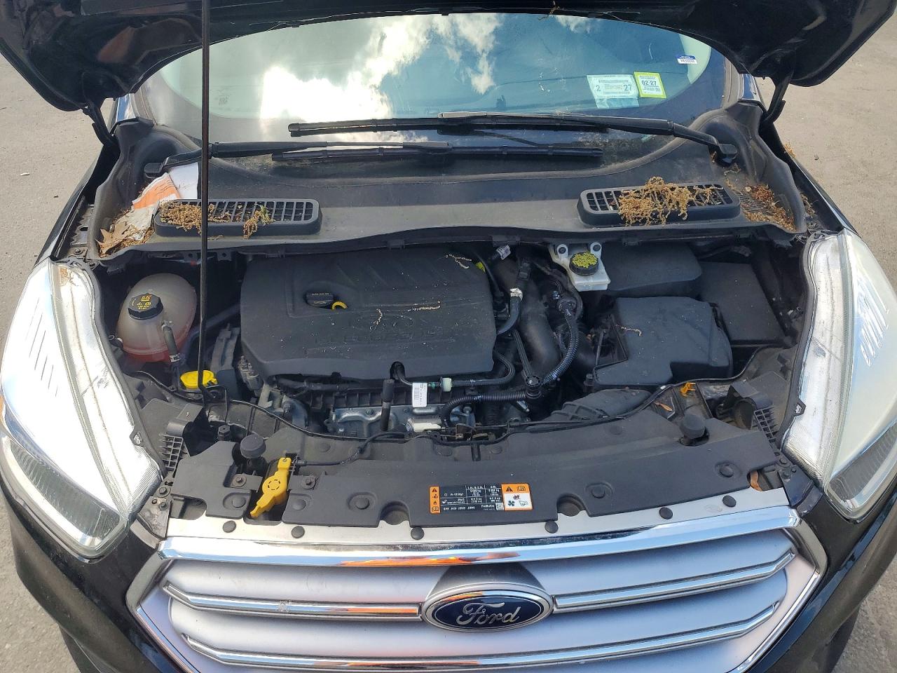 2017 Ford Escape Se Black vin: 1FMCU9GD3HUB33429
