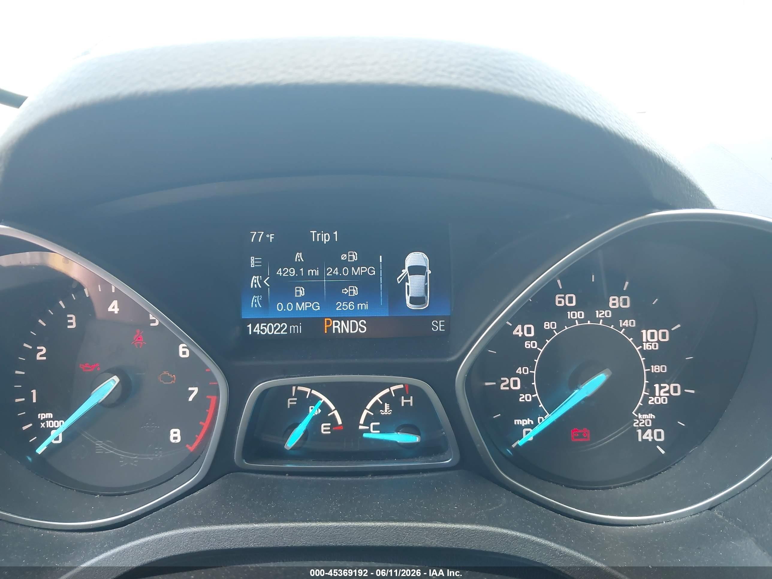 2017 Ford Escape Se Blue vin: 1FMCU9GD3HUB84395