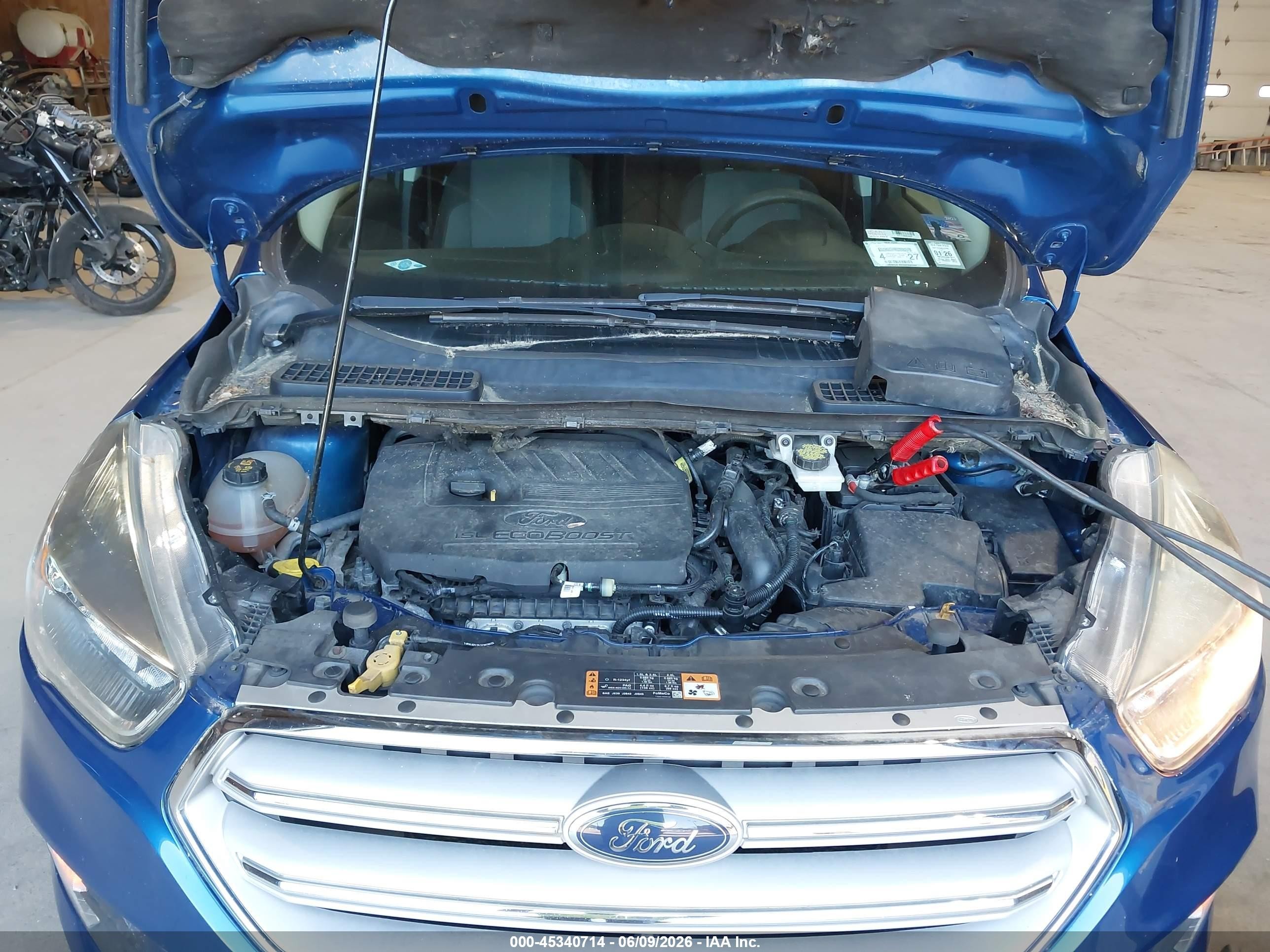 2018 Ford Escape Se Blue vin: 1FMCU9GD3JUB75914