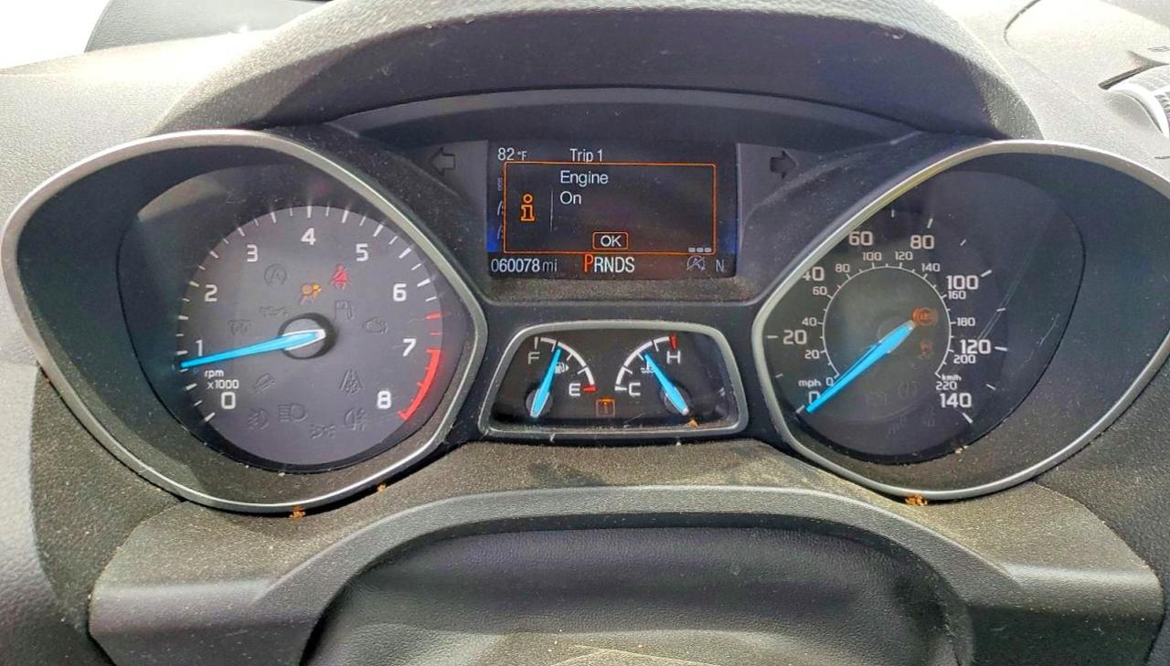 2017 Ford Escape Se Красный vin: 1FMCU9GD4HUB63362