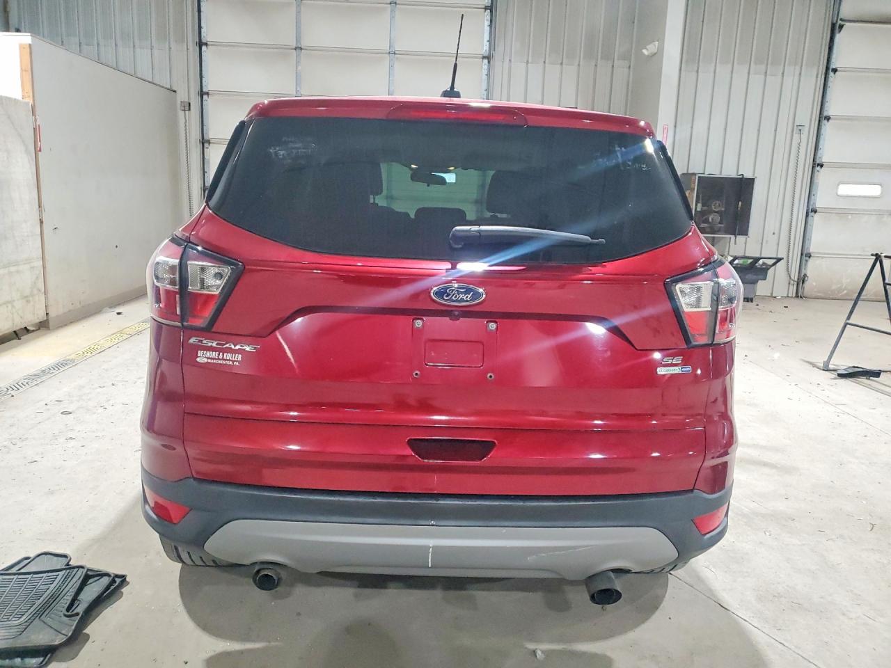 2017 Ford Escape Se Бордовый vin: 1FMCU9GD4HUB94837