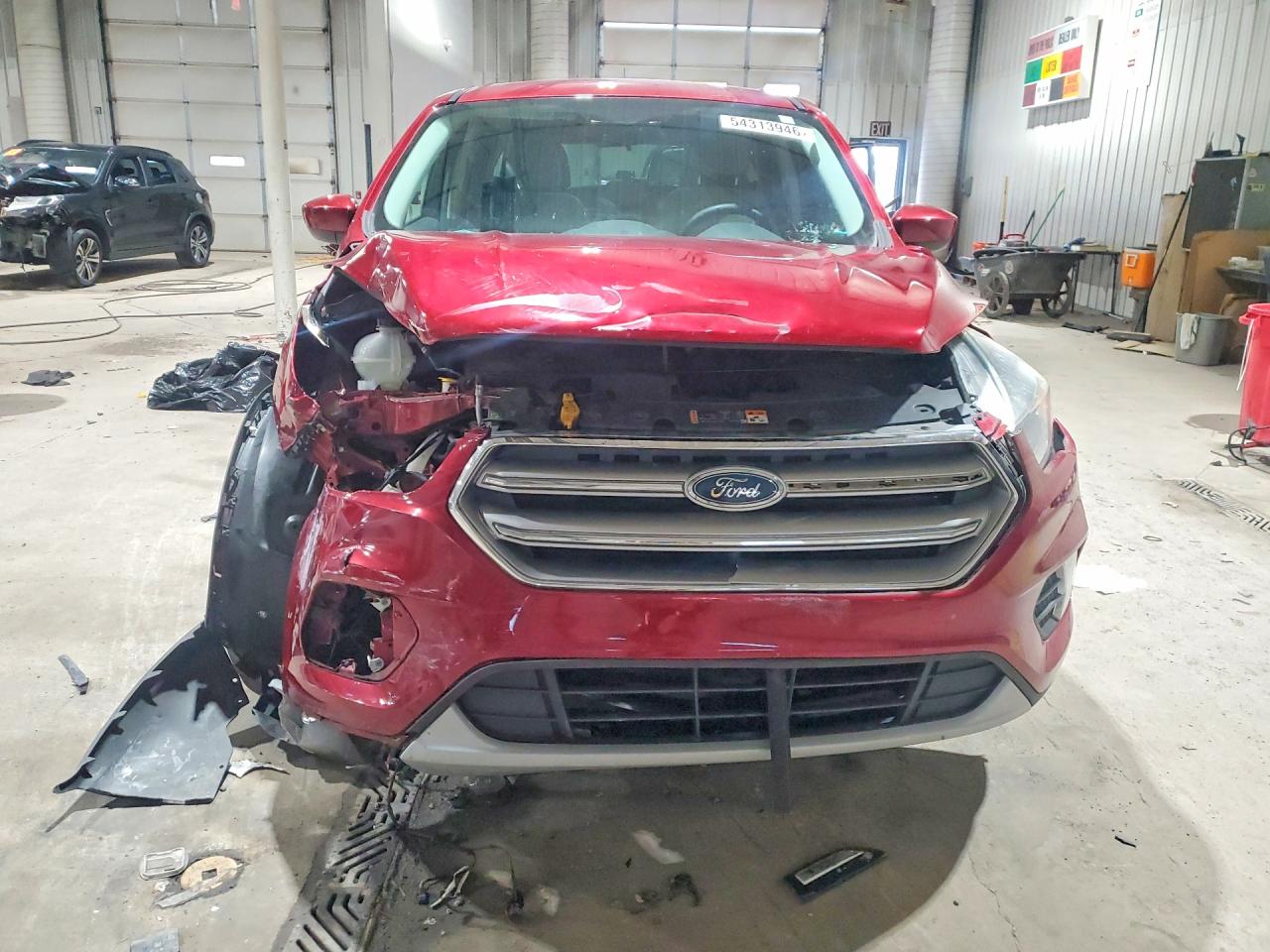 2017 Ford Escape Se Бордовый vin: 1FMCU9GD4HUB94837