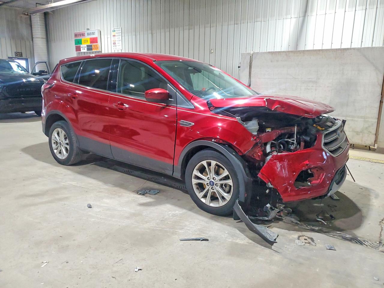 2017 Ford Escape Se Бордовый vin: 1FMCU9GD4HUB94837