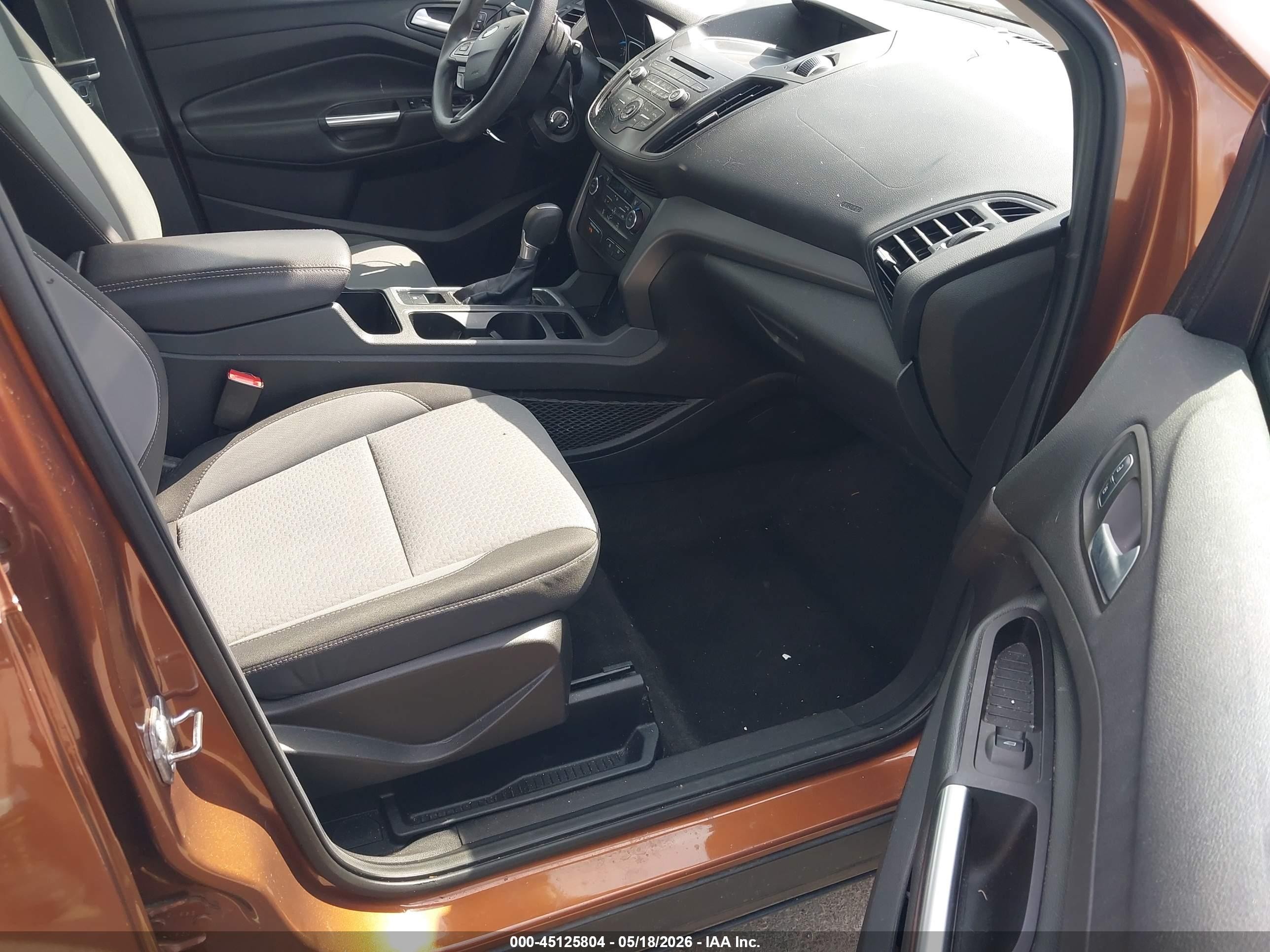 2017 Ford Escape Se Orange vin: 1FMCU9GD4HUD14989