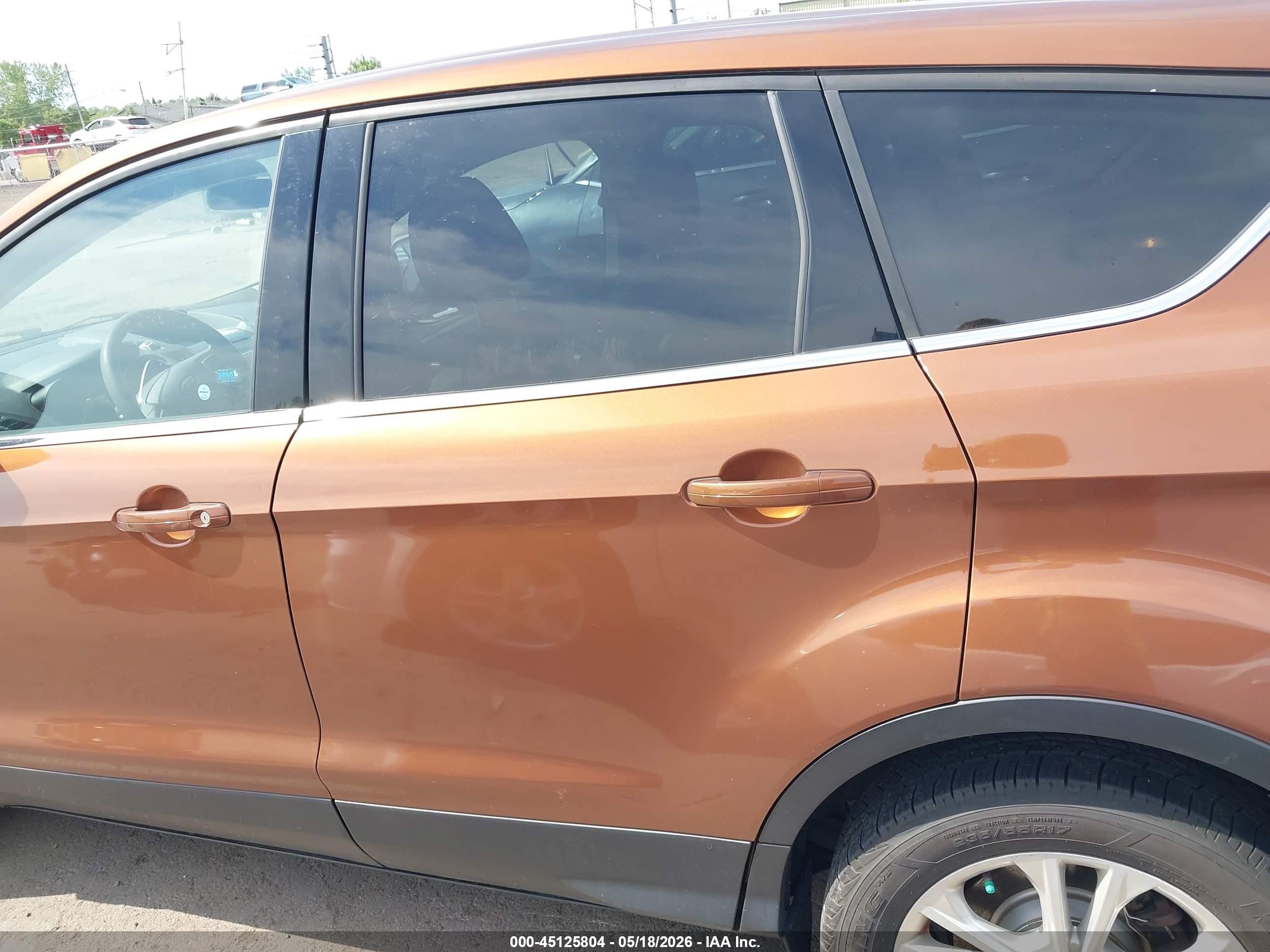 2017 Ford Escape Se Orange vin: 1FMCU9GD4HUD14989