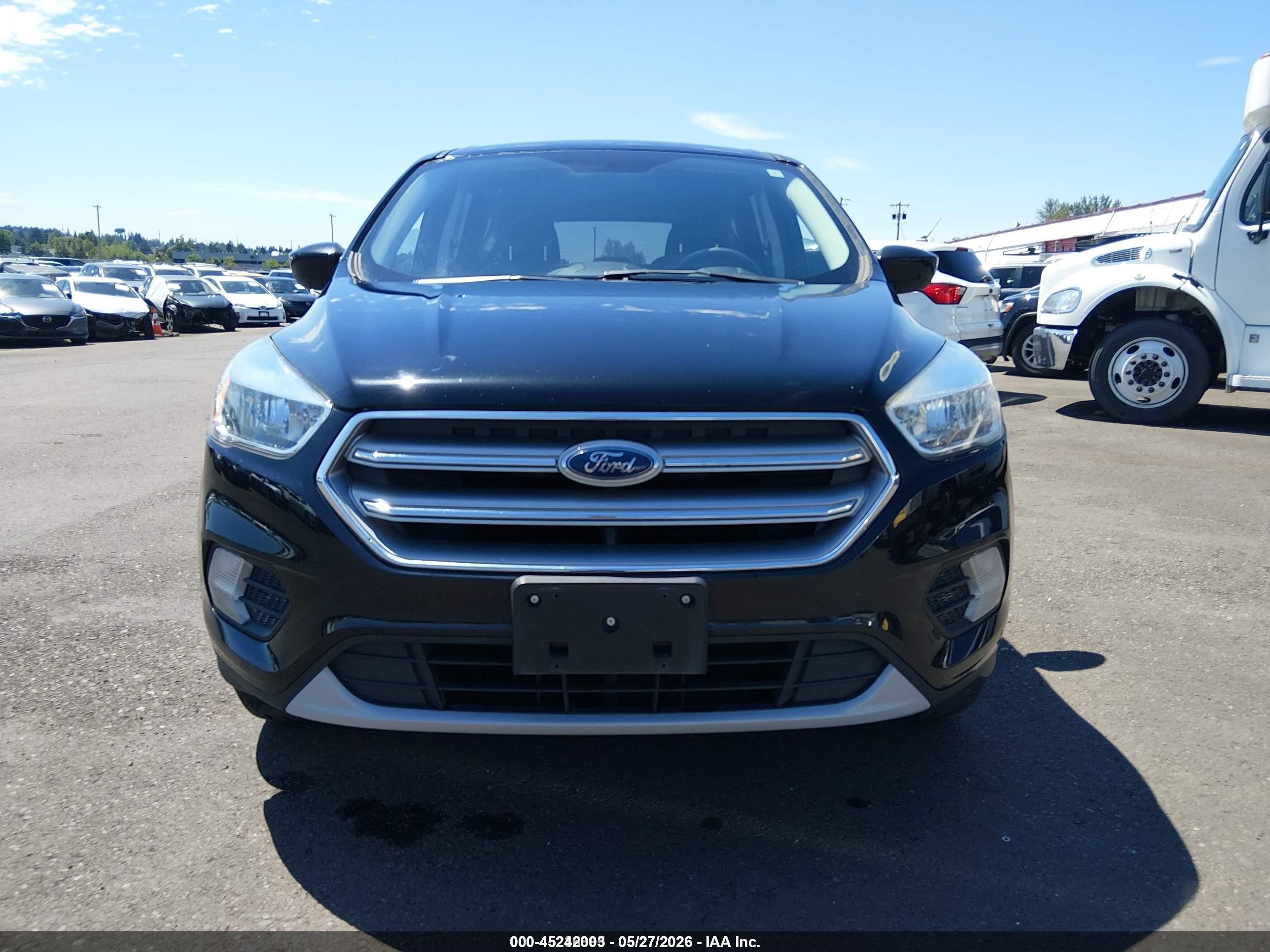 2017 Ford Escape Se Black vin: 1FMCU9GD4HUE50331