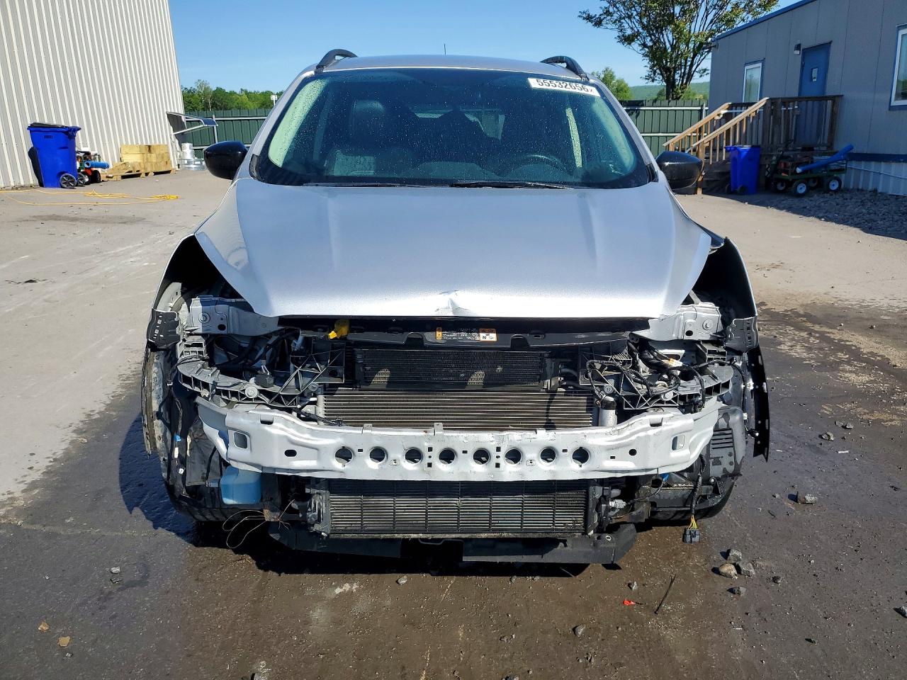 2019 Ford Escape Se Silver vin: 1FMCU9GD4KUA80750