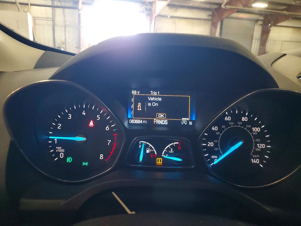 2019 Ford Escape Se Blue vin: 1FMCU9GD4KUC01387