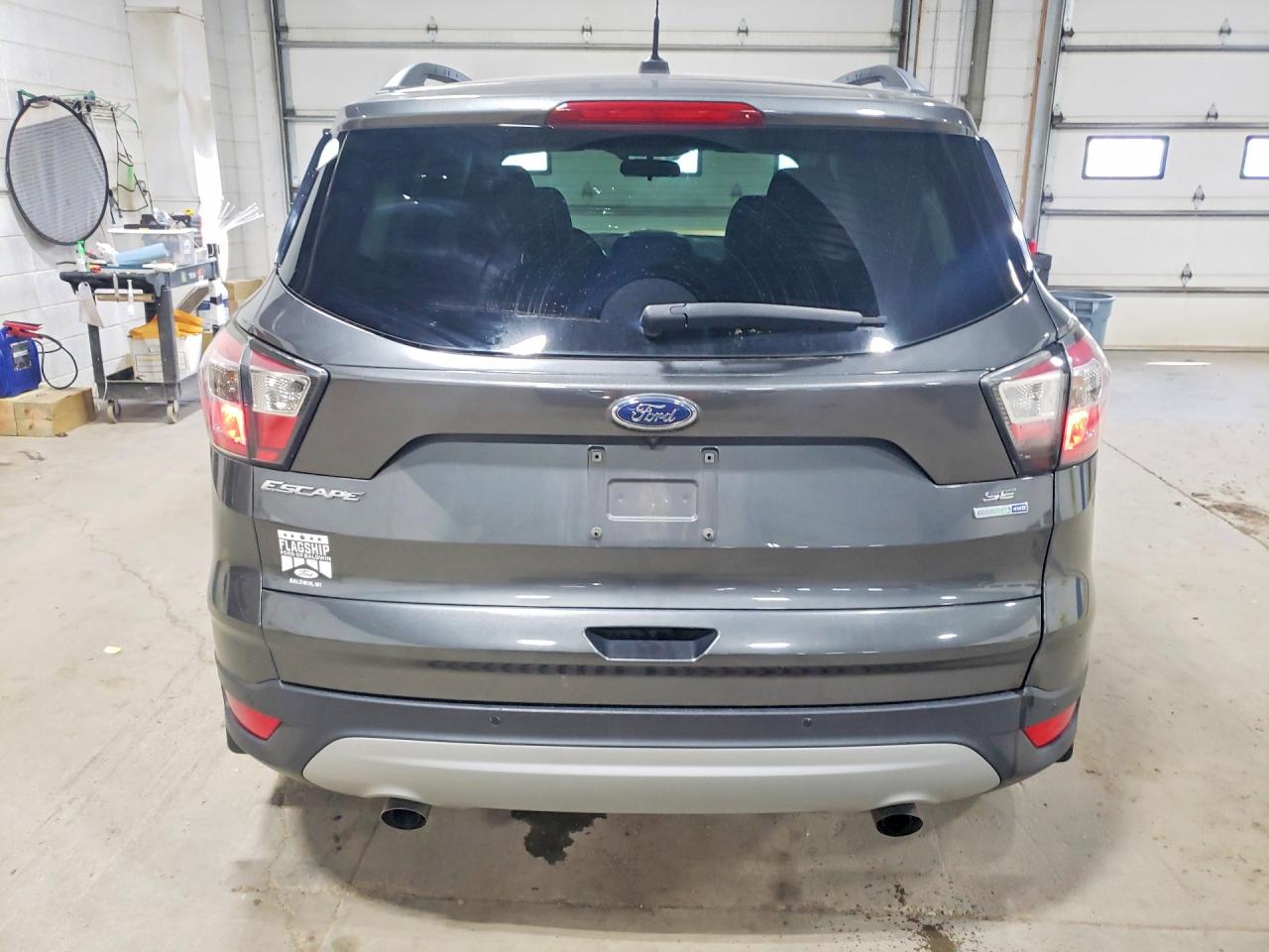 2017 Ford Escape Se Gray vin: 1FMCU9GD5HUA10361