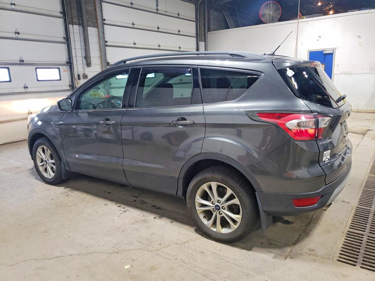 2017 Ford Escape Se Gray vin: 1FMCU9GD5HUA10361