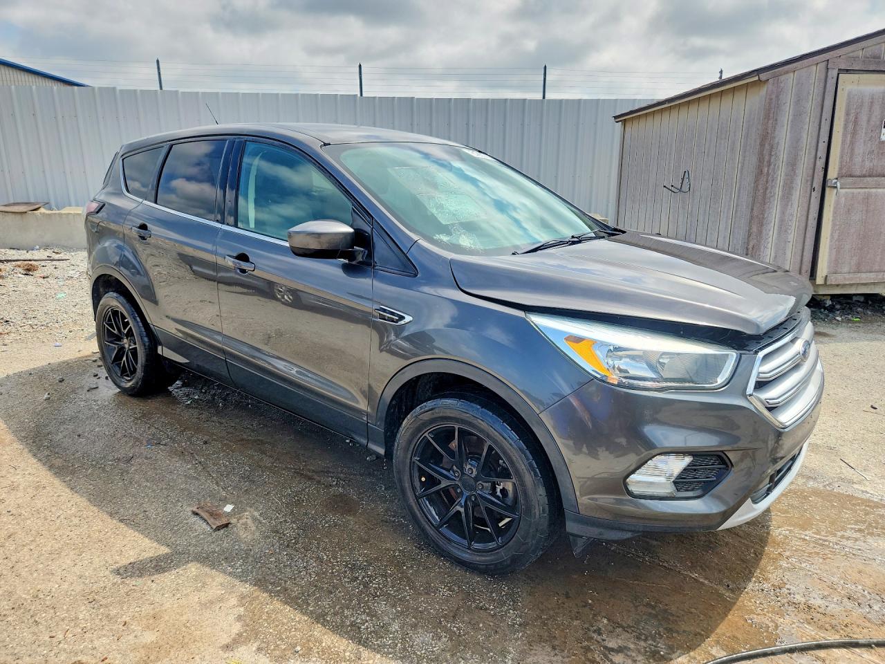 2017 Ford Escape Se Gray vin: 1FMCU9GD5HUD14077