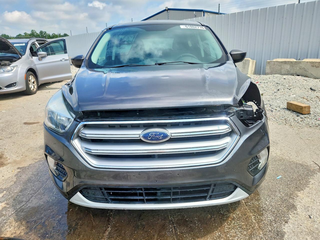 2017 Ford Escape Se Gray vin: 1FMCU9GD5HUD14077