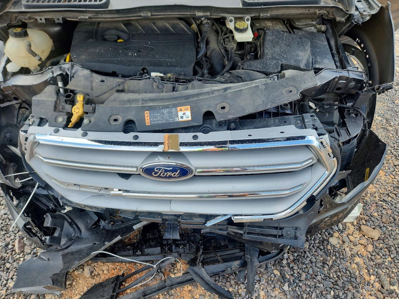 2017 Ford Escape Se Серый vin: 1FMCU9GD5HUE50242