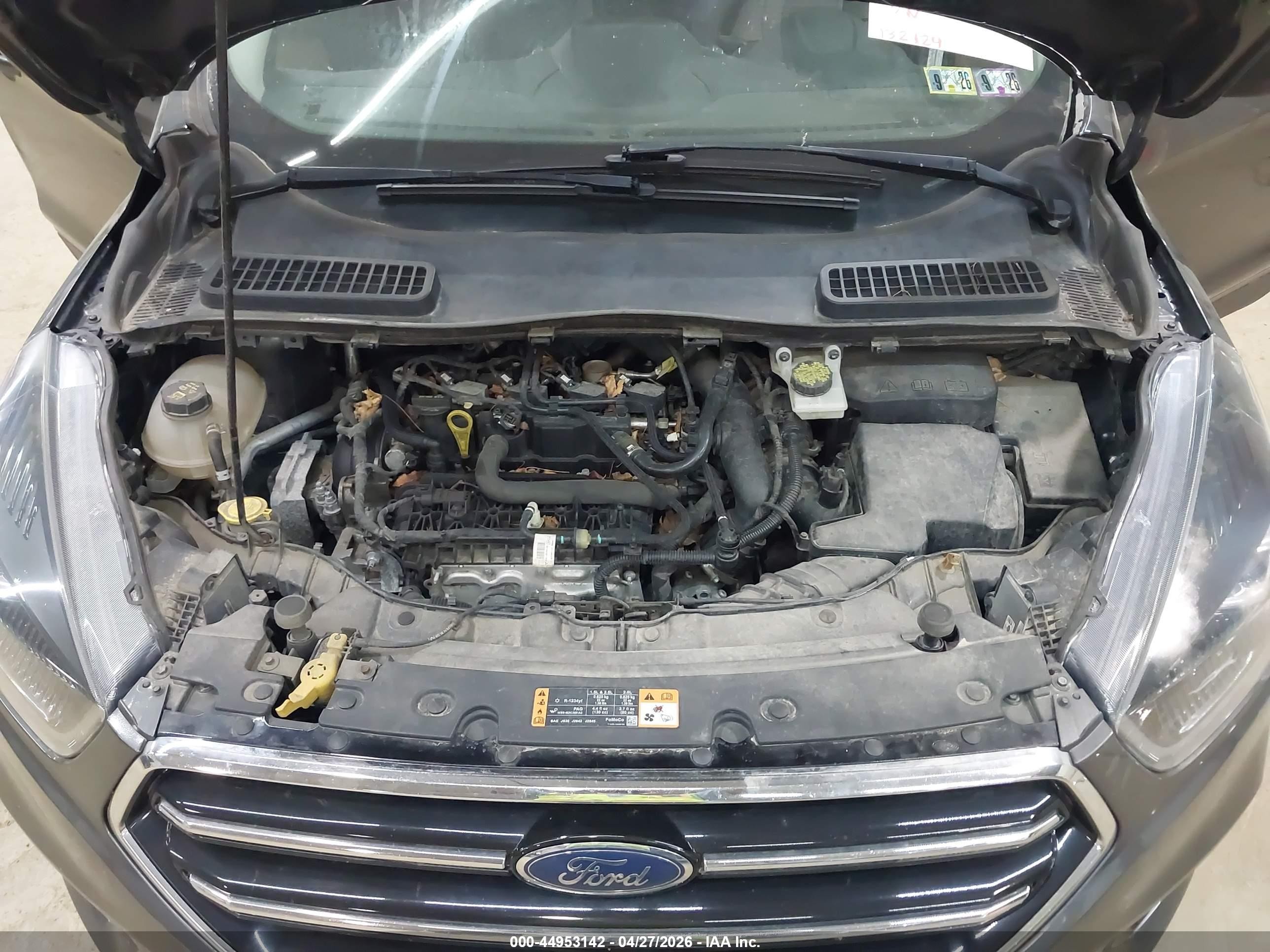 2019 Ford Escape Se Gray vin: 1FMCU9GD5KUA06754