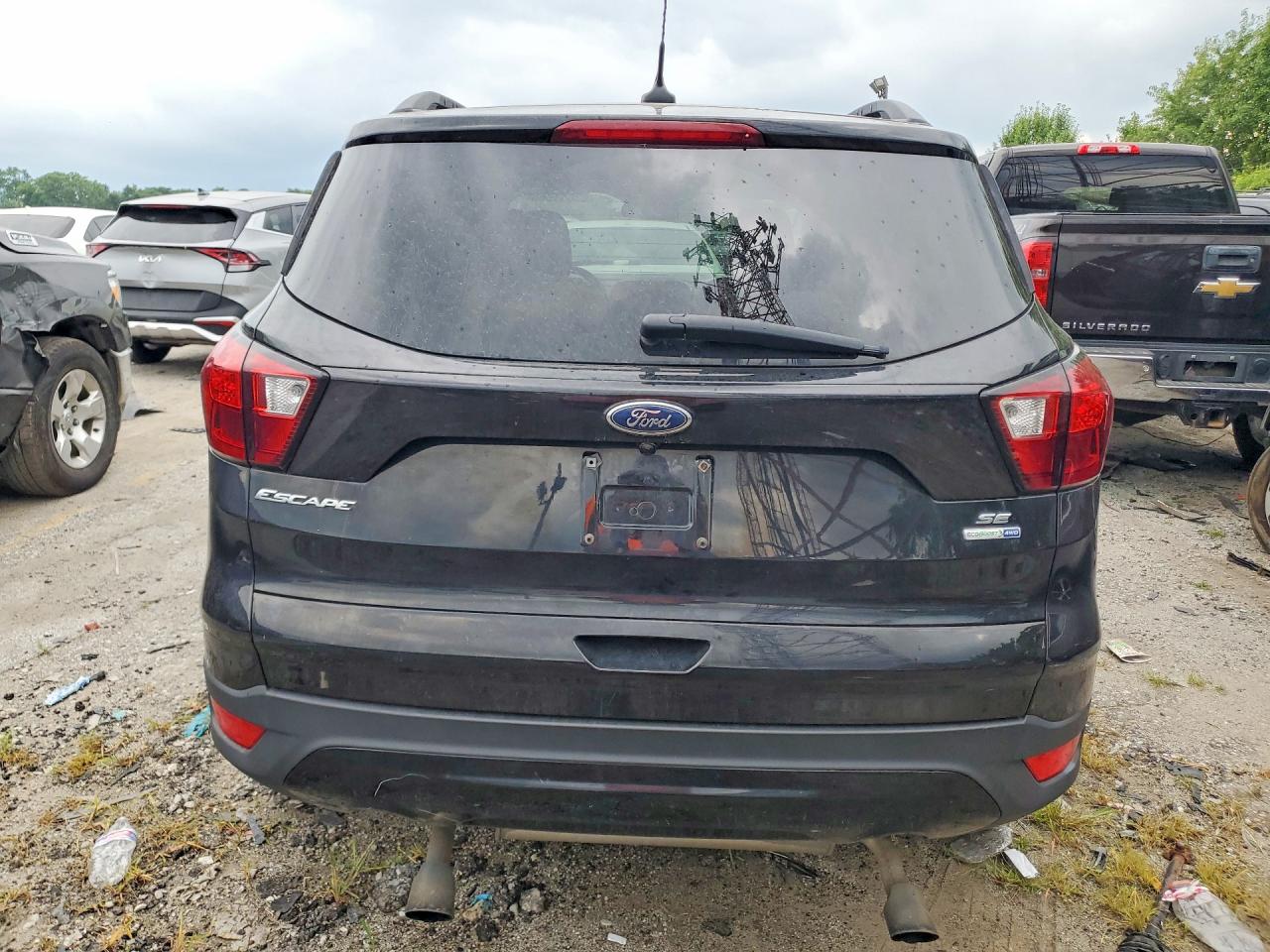 2019 Ford Escape Se Black vin: 1FMCU9GD5KUB09883