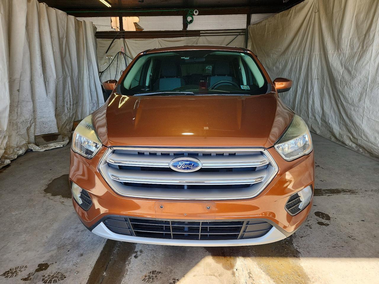 2017 Ford Escape Se Orange vin: 1FMCU9GD6HUA03337
