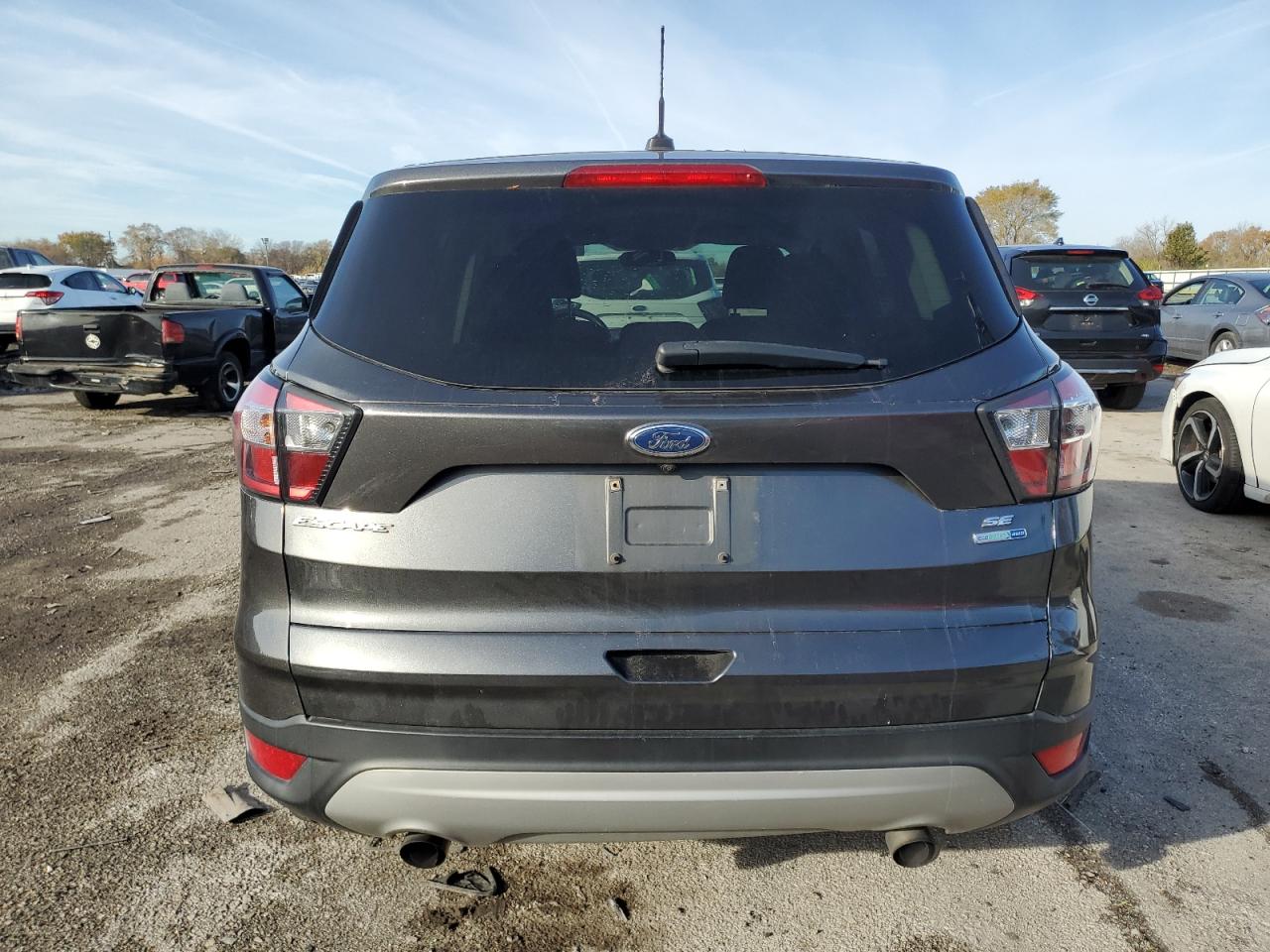 2017 Ford Escape Se Black vin: 1FMCU9GD6HUA78815