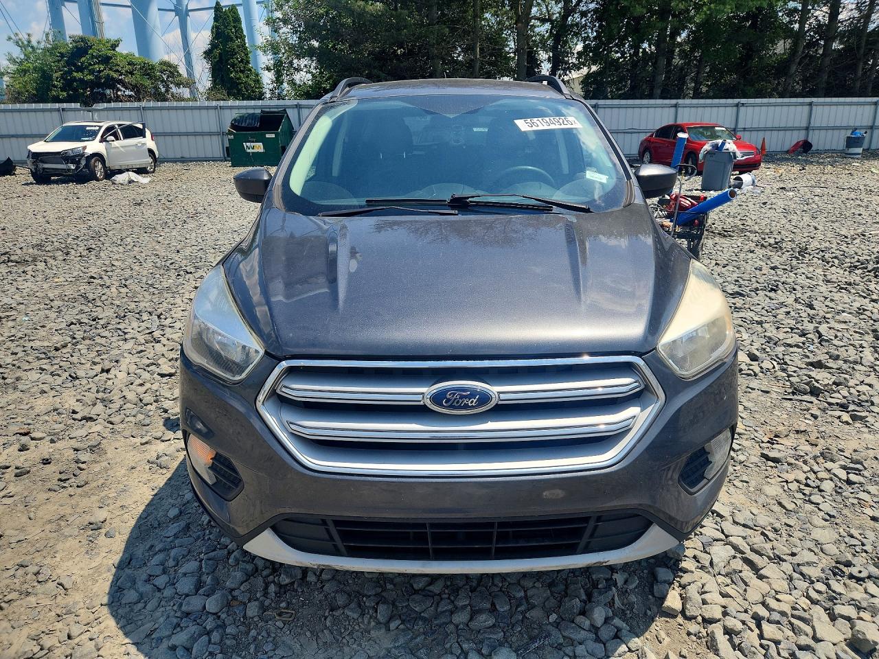 2018 Ford Escape Se Gray vin: 1FMCU9GD6JUA35307