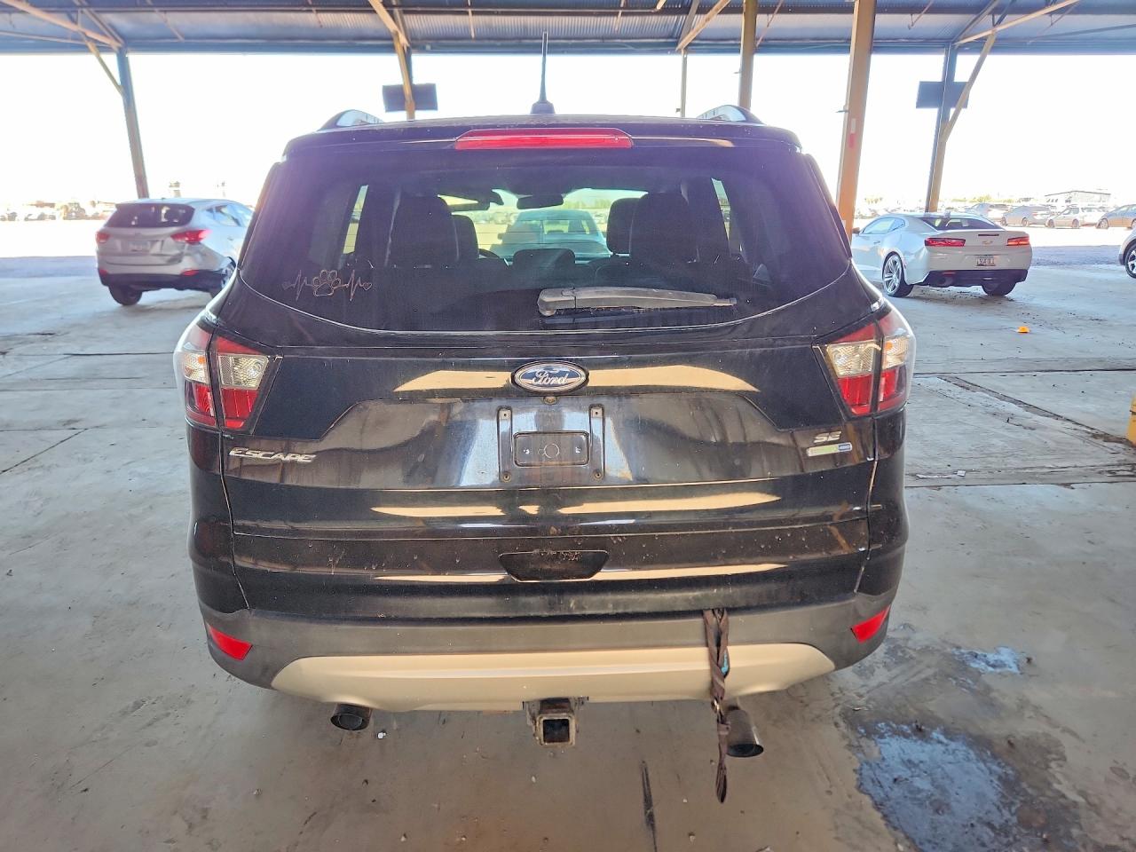 2018 Ford Escape Se Black vin: 1FMCU9GD6JUA99492