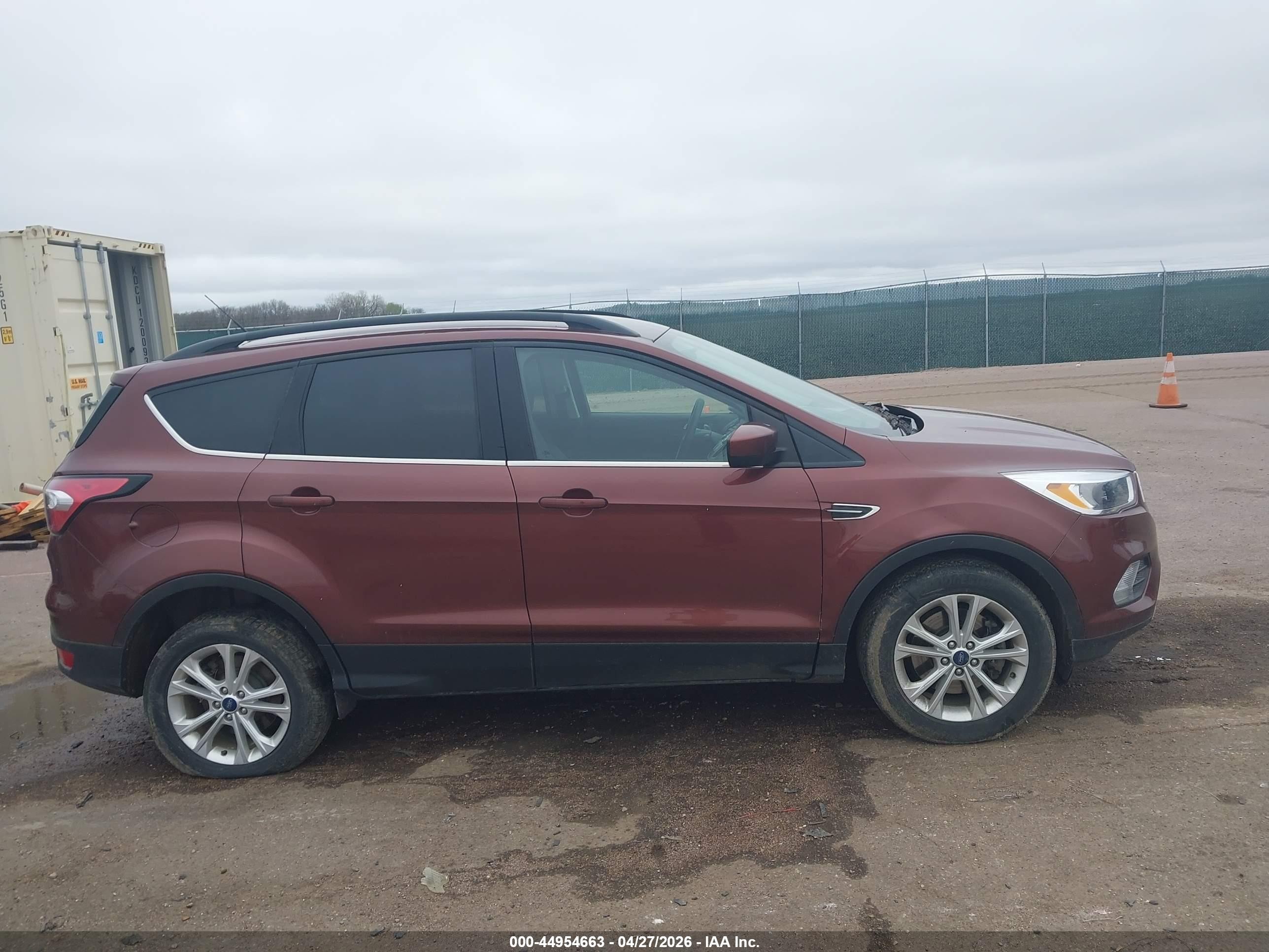 2018 Ford Escape Se Brown vin: 1FMCU9GD6JUC48127