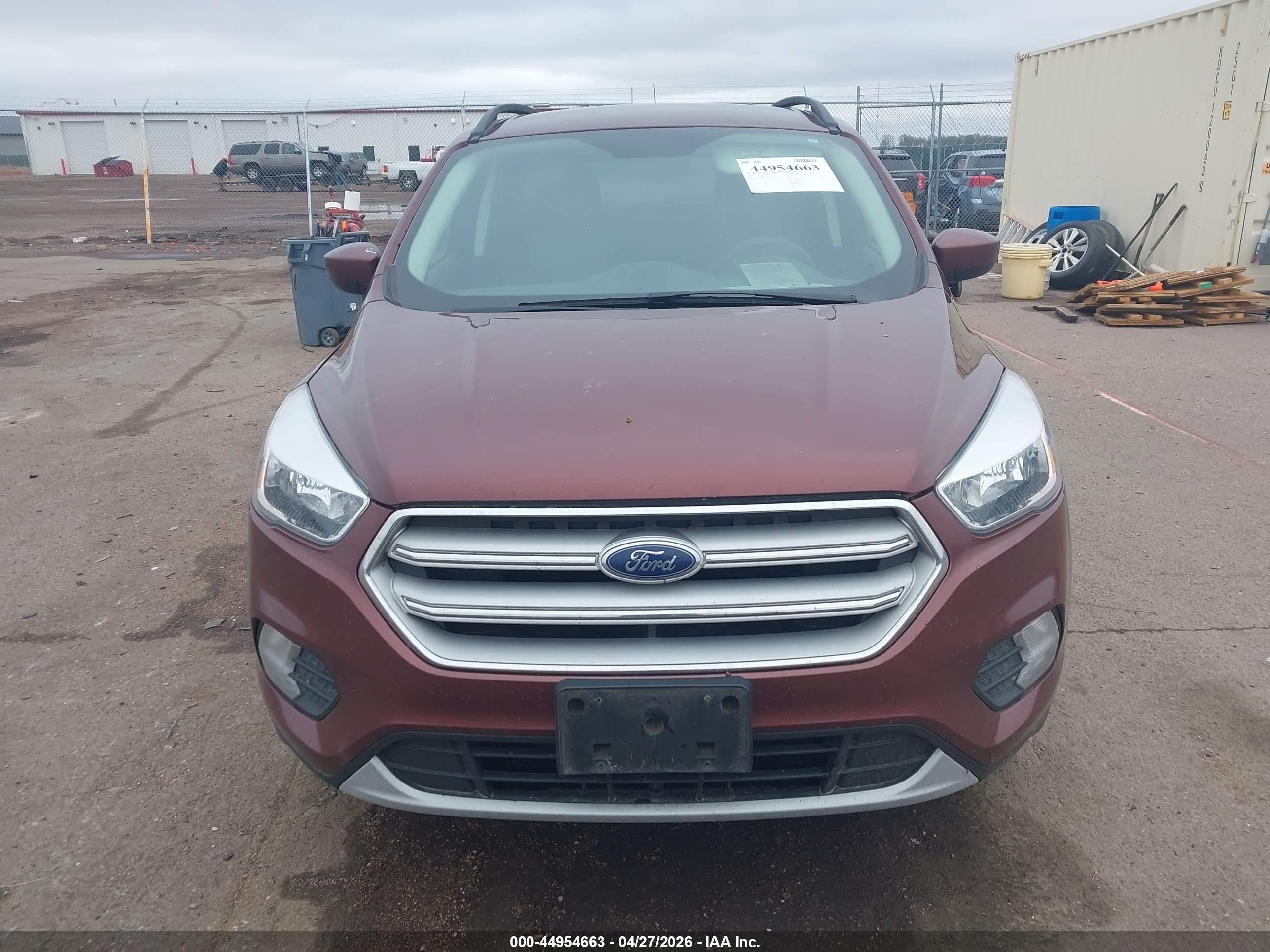 2018 Ford Escape Se Brown vin: 1FMCU9GD6JUC48127