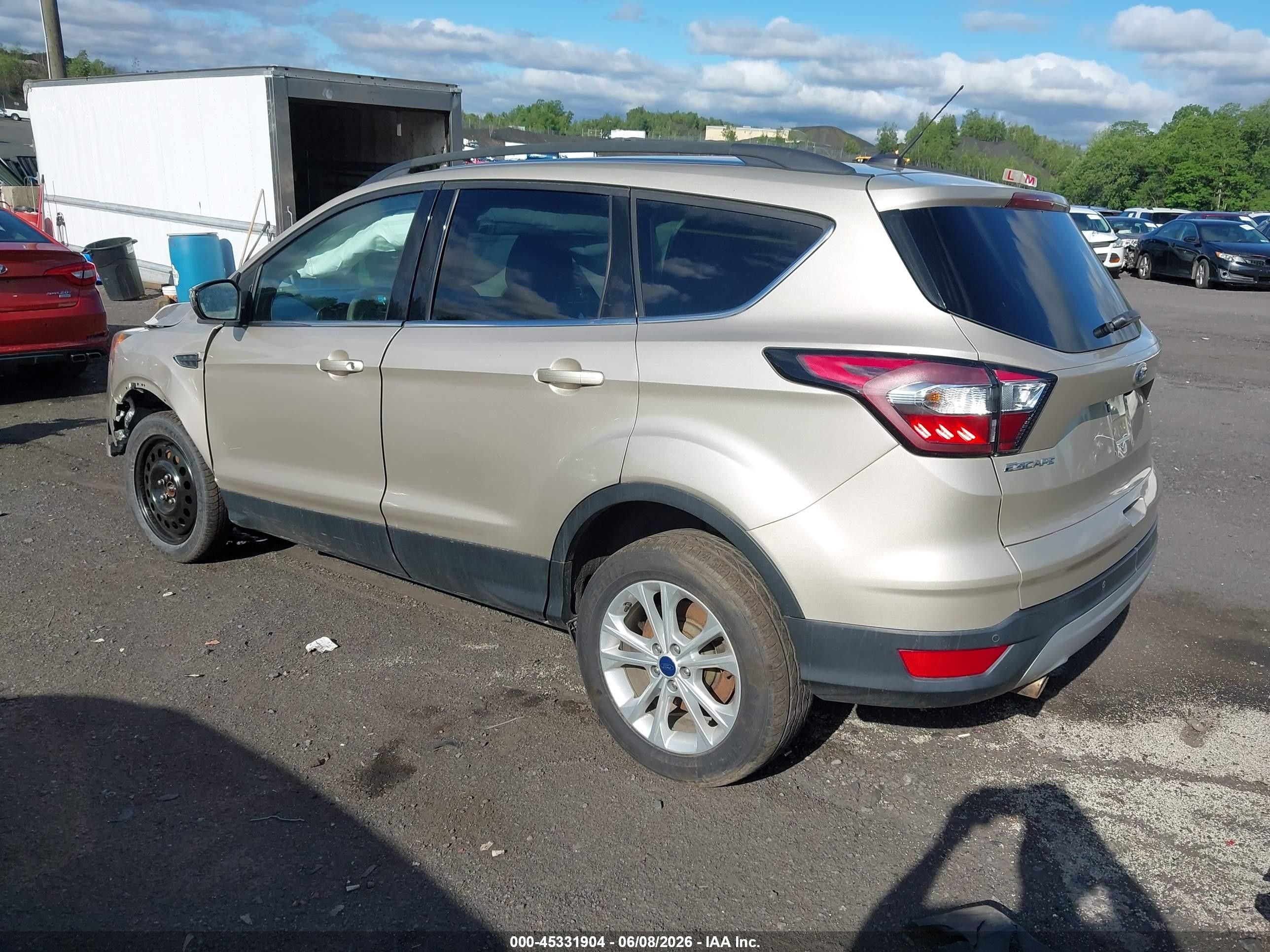 2017 Ford Escape Se Tan vin: 1FMCU9GD7HUA87006