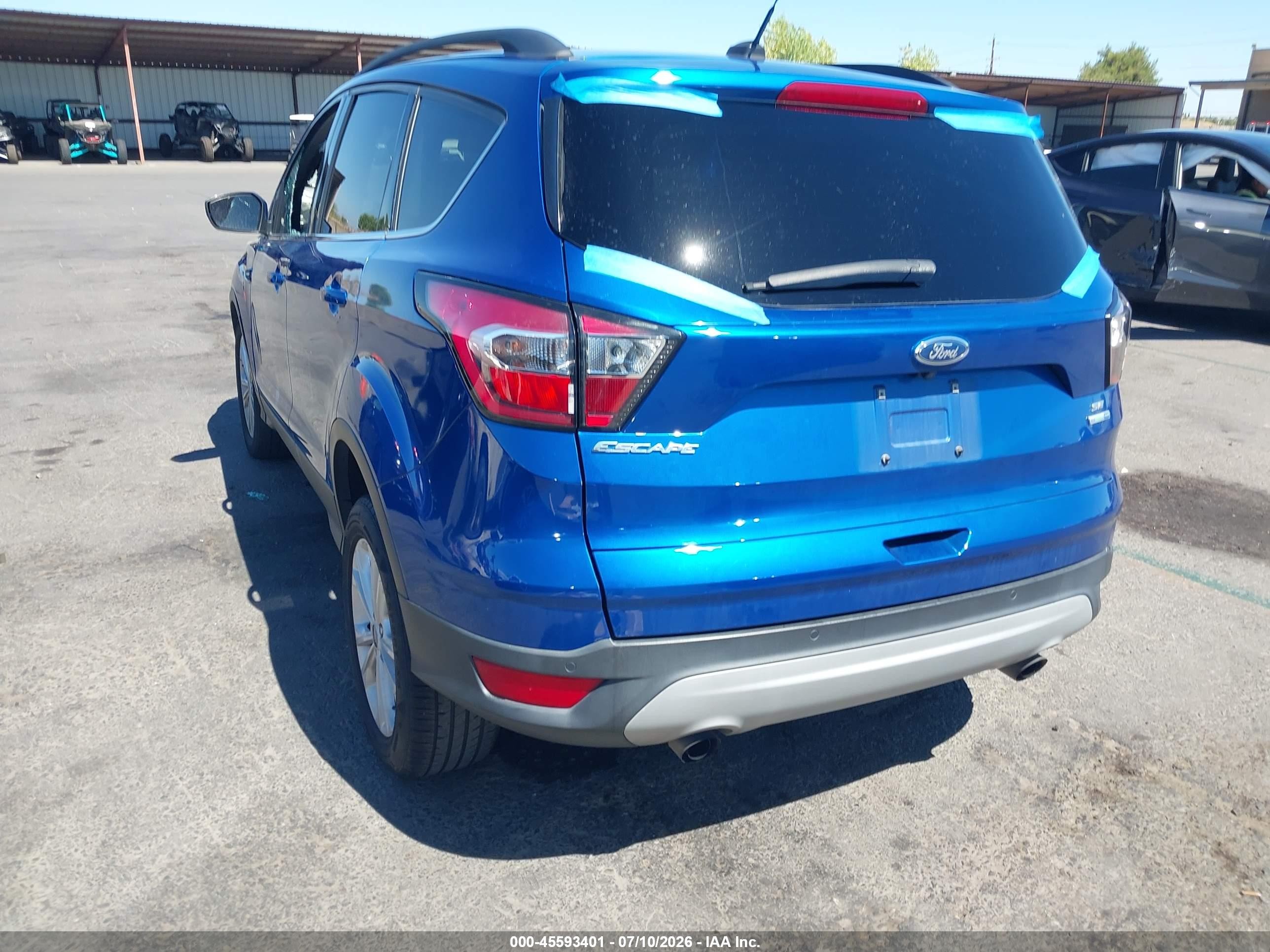 2017 Ford Escape Se Blue vin: 1FMCU9GD7HUC32285
