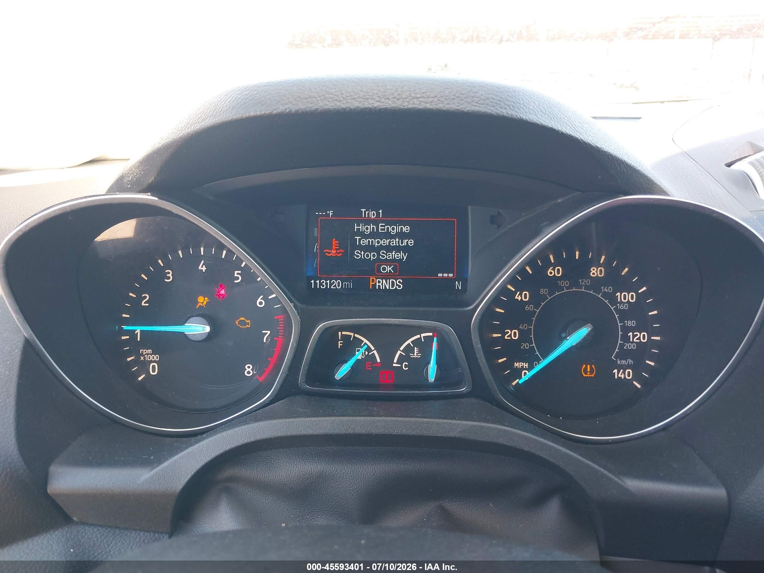 2017 Ford Escape Se Blue vin: 1FMCU9GD7HUC32285