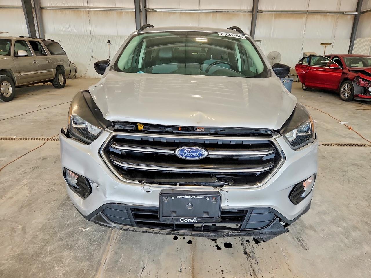 2019 Ford Escape Se Silver vin: 1FMCU9GD7KUA43322