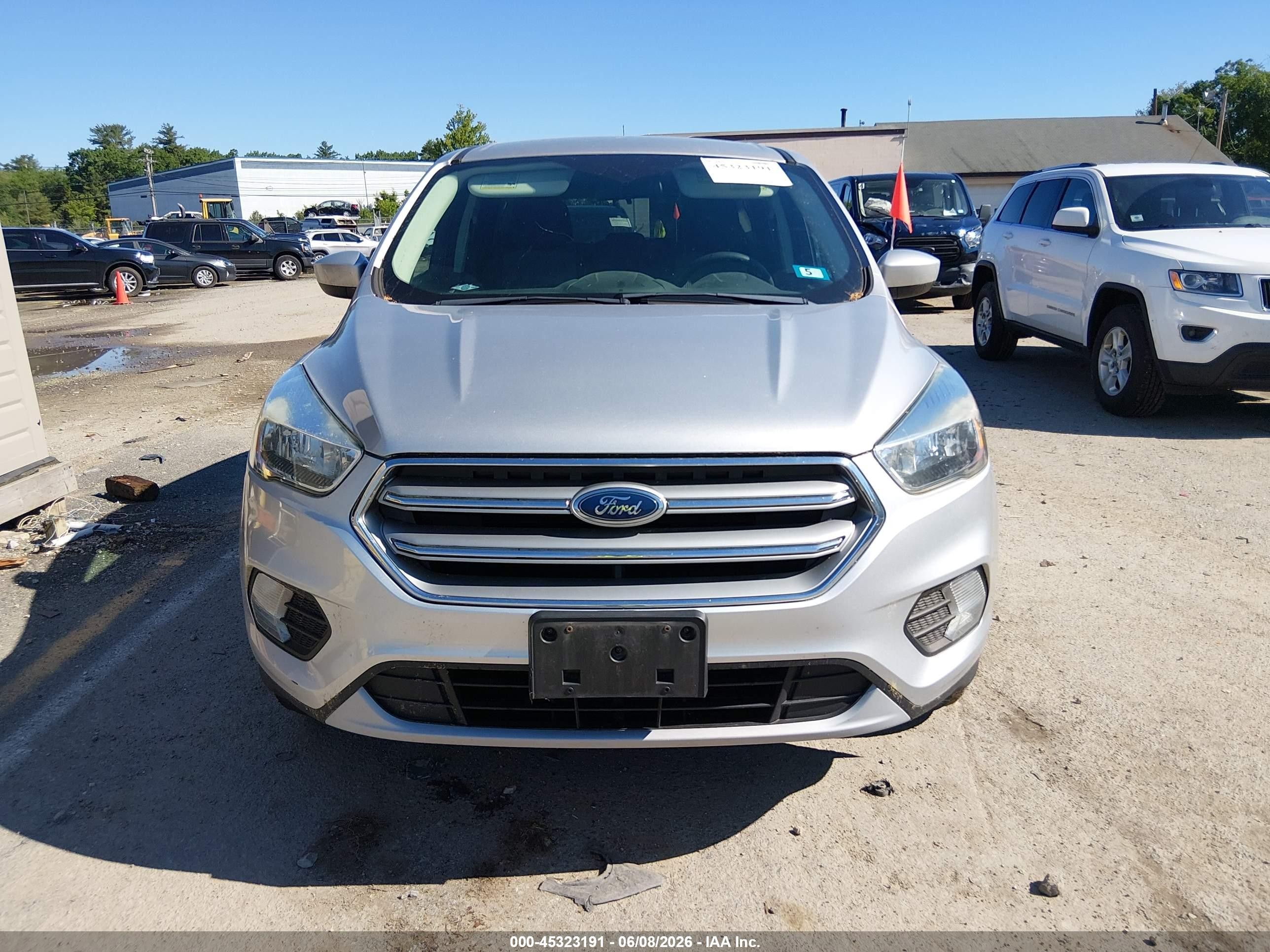 2017 Ford Escape Se Silver vin: 1FMCU9GD8HUA07759